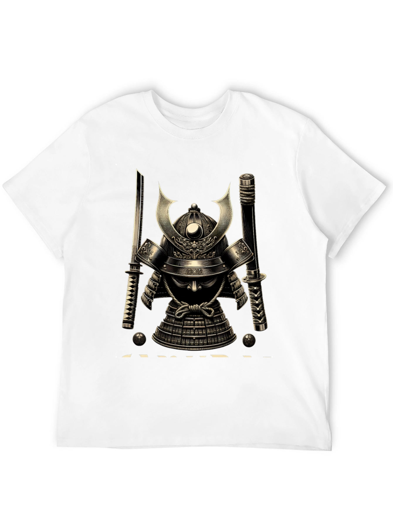 Samurai Helmet Graphic Tee - Black