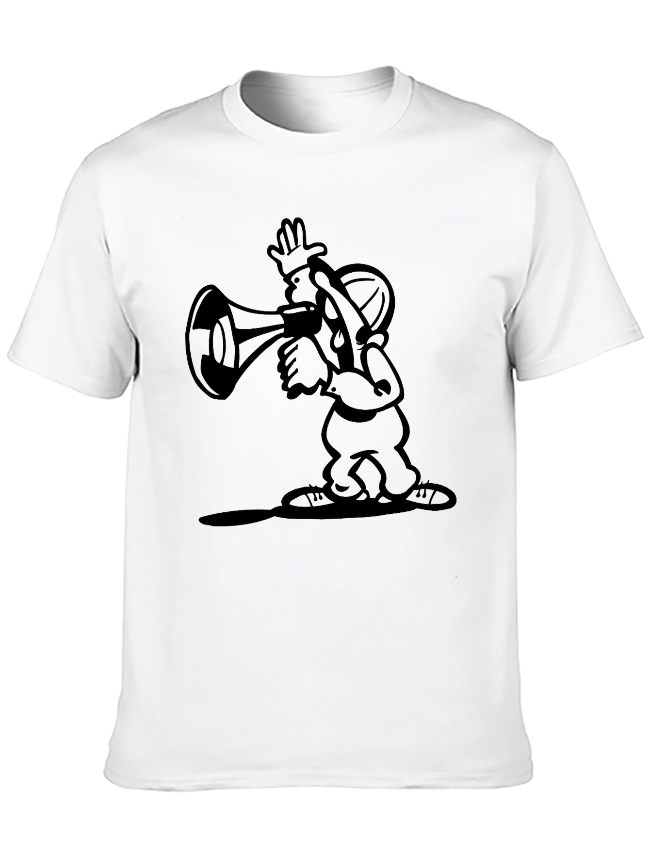 Cartoon Graphic Black T-Shirt