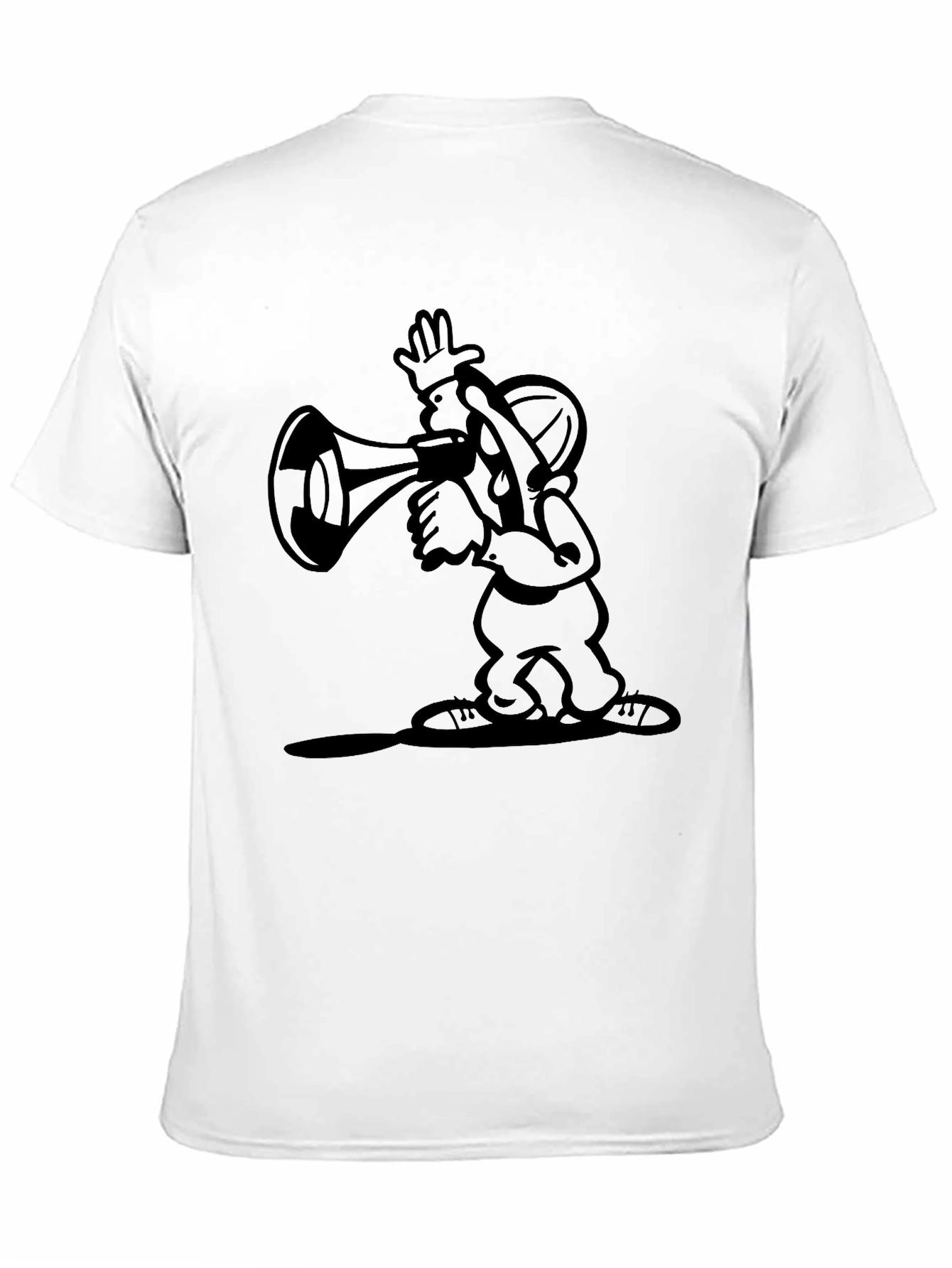 Cartoon Graphic Black T-Shirt
