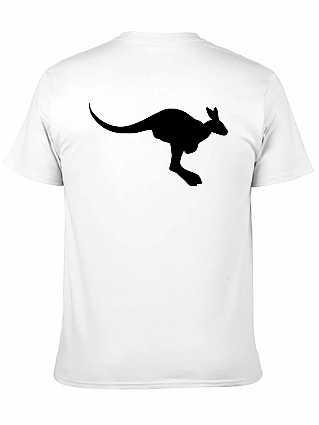 Black Kangaroo T-Shirt - Animal Graphic Tee