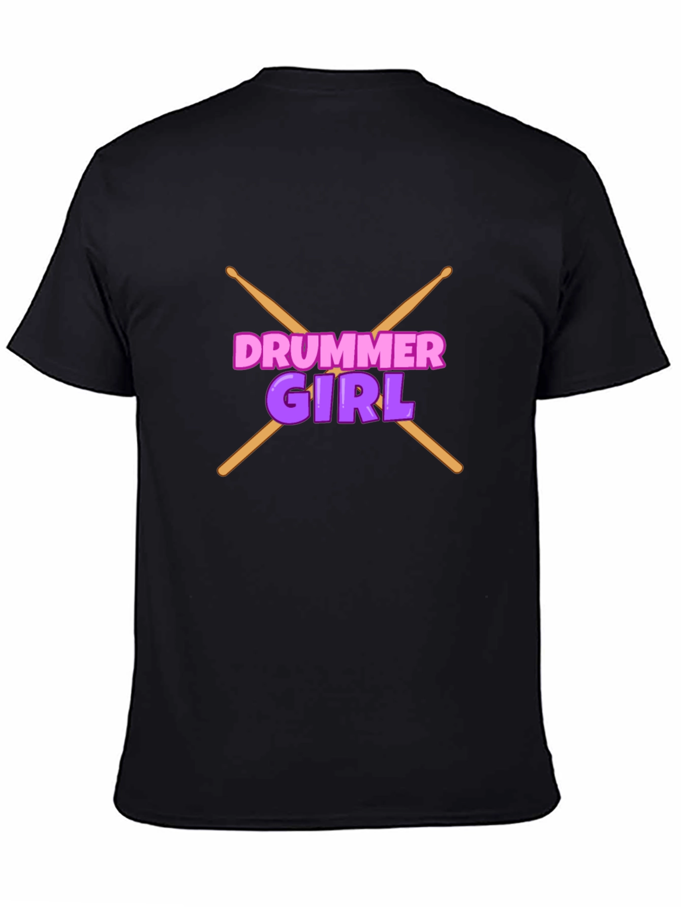 Drummer Girl T-Shirt - Rock Star Tee