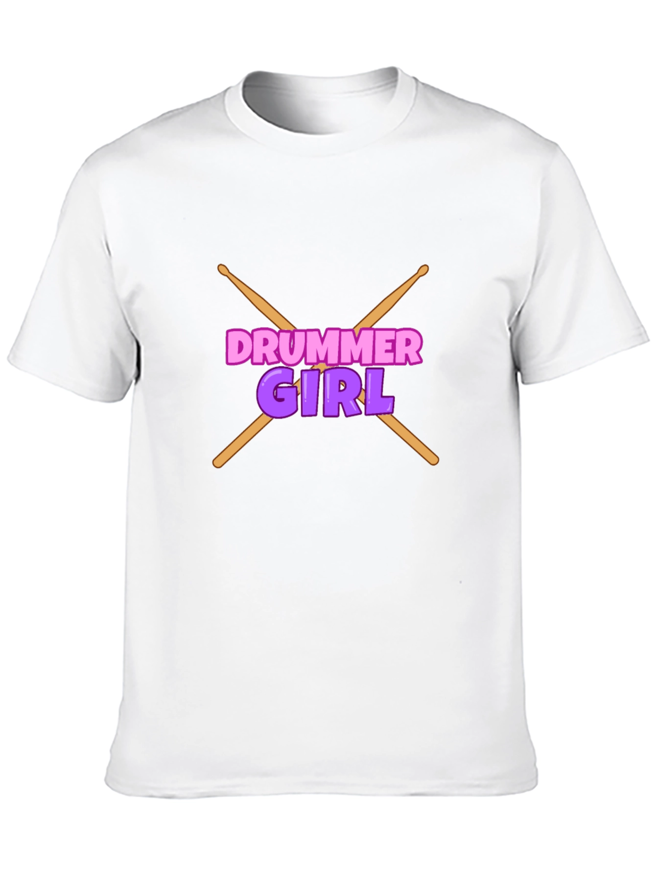 Drummer Girl T-Shirt - Rock Star Tee