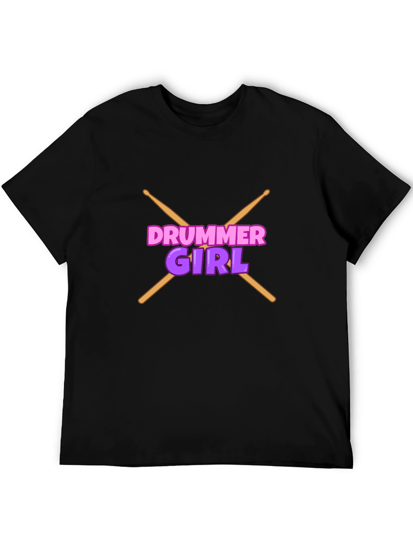 Drummer Girl T-Shirt - Rock Star Tee