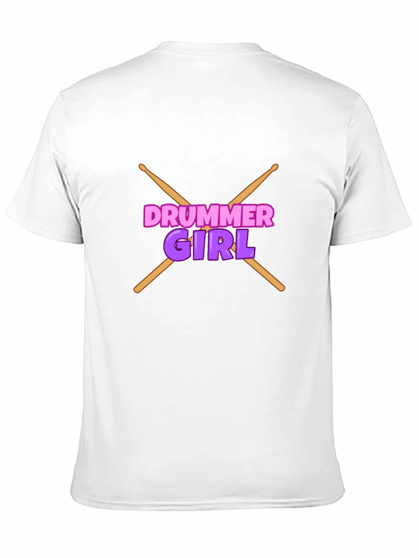 Drummer Girl T-Shirt - Rock Star Tee