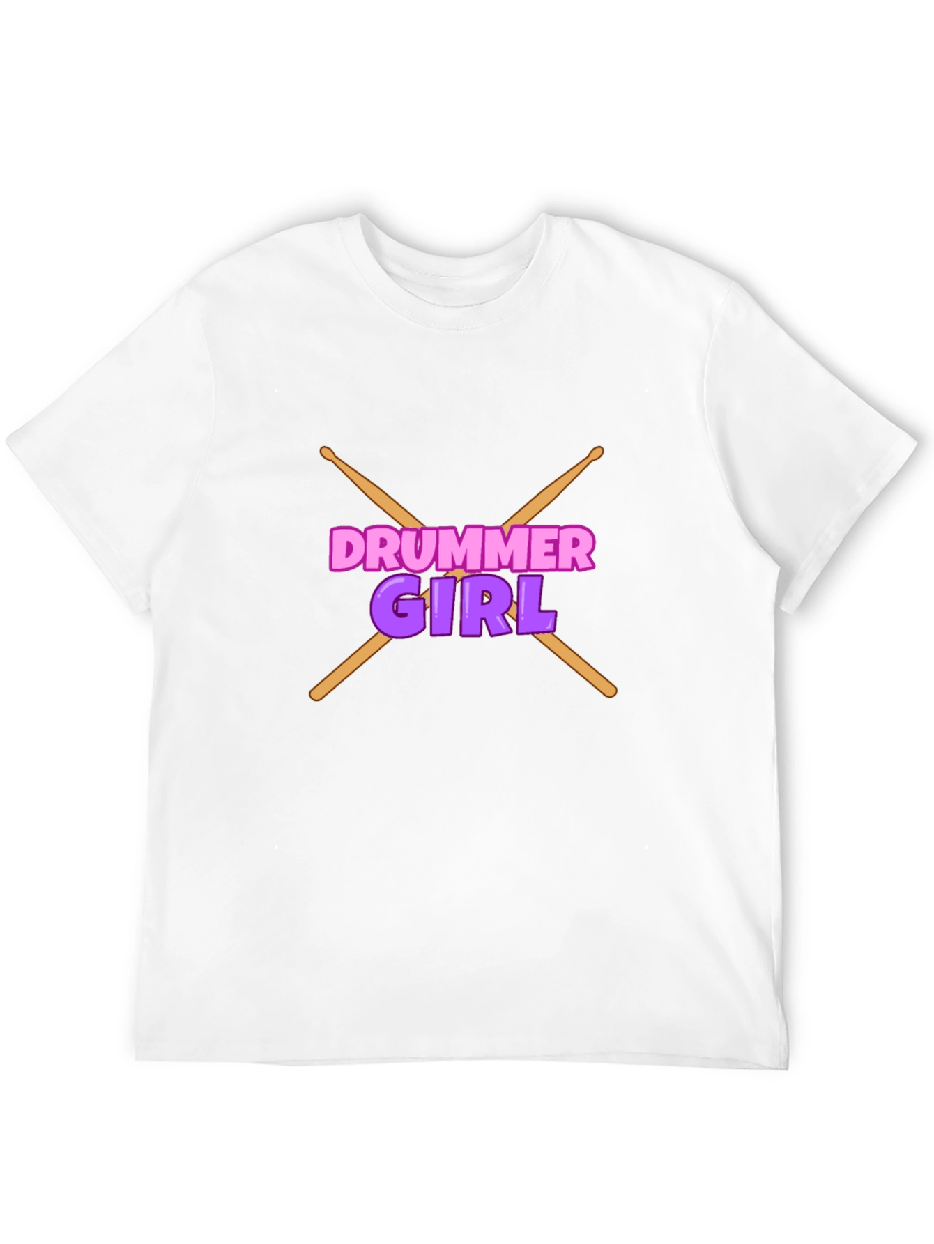 Drummer Girl T-Shirt - Rock Star Tee