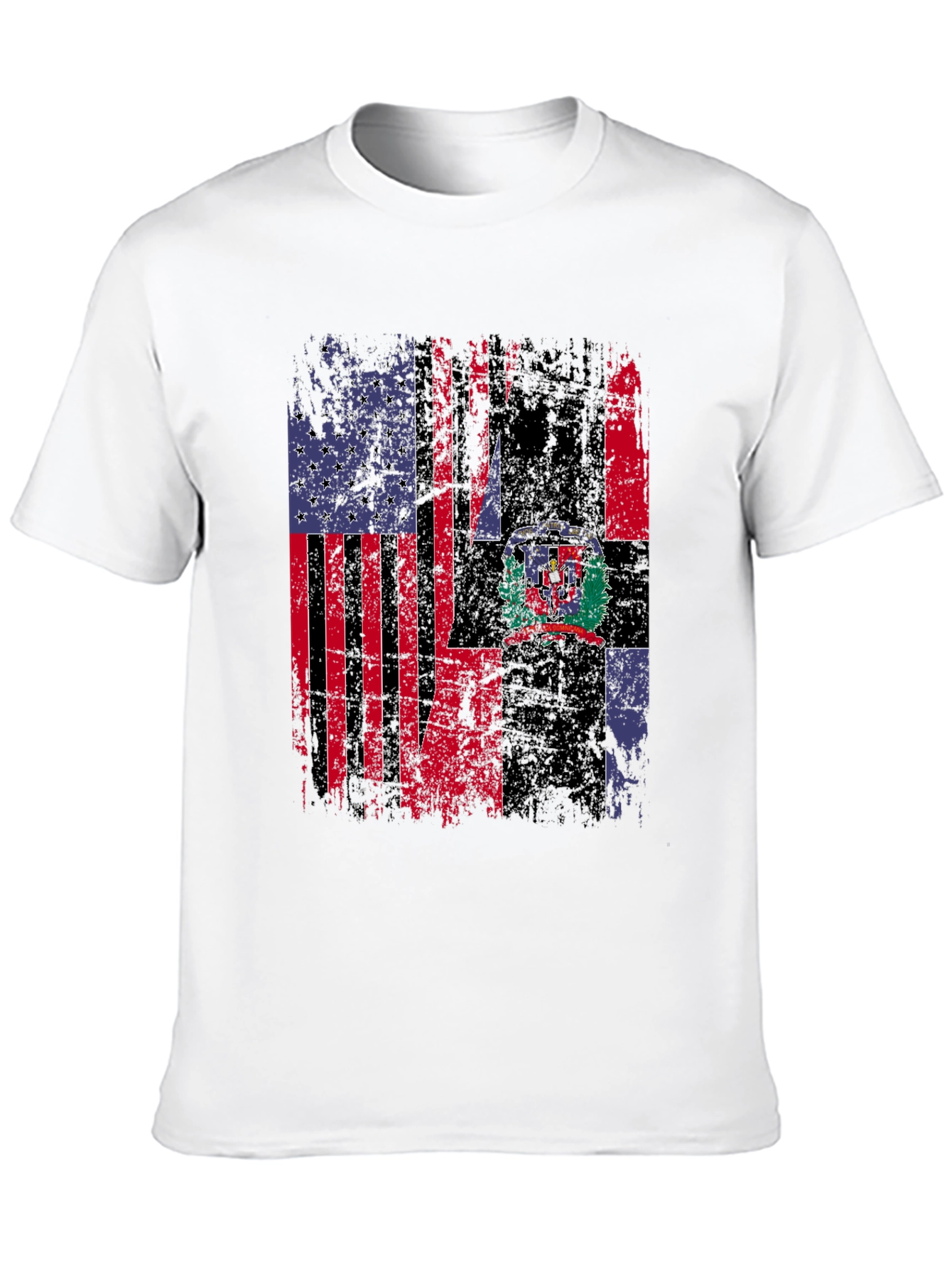 USA Dominican Flag T-Shirt