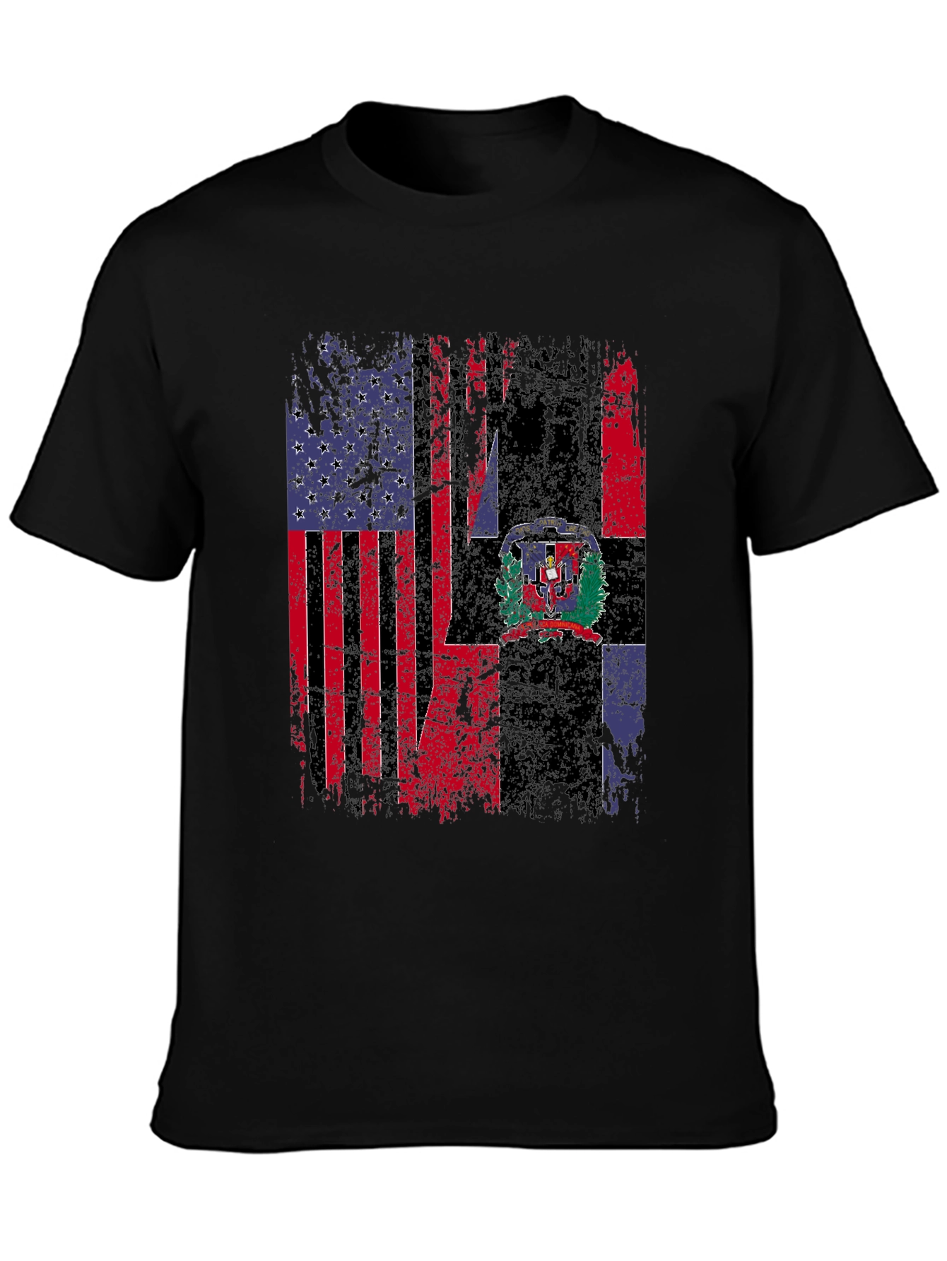 USA Dominican Flag T-Shirt