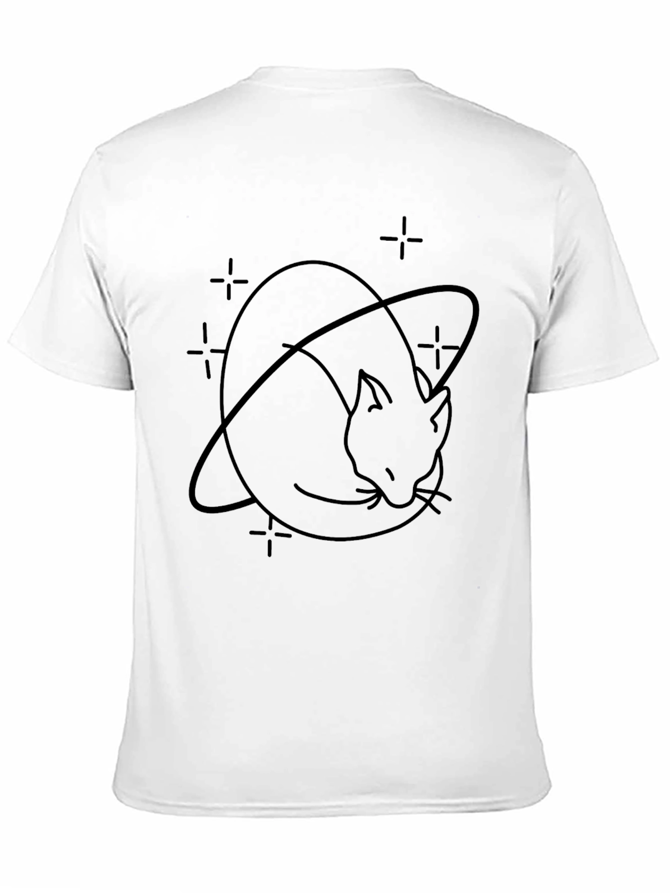 Cosmic Cat T-Shirt - Galaxy Kitten Tee