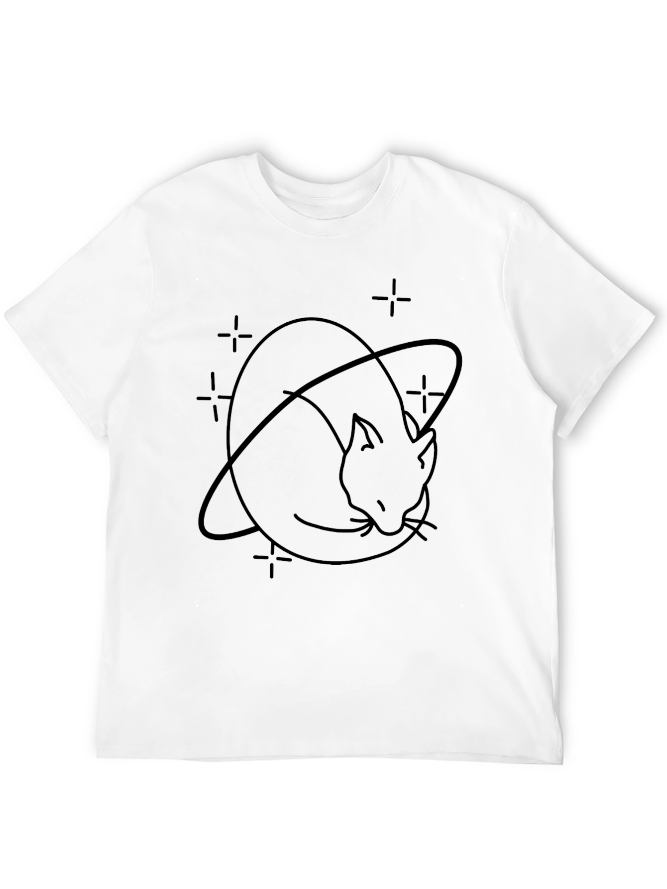 Cosmic Cat T-Shirt - Galaxy Kitten Tee