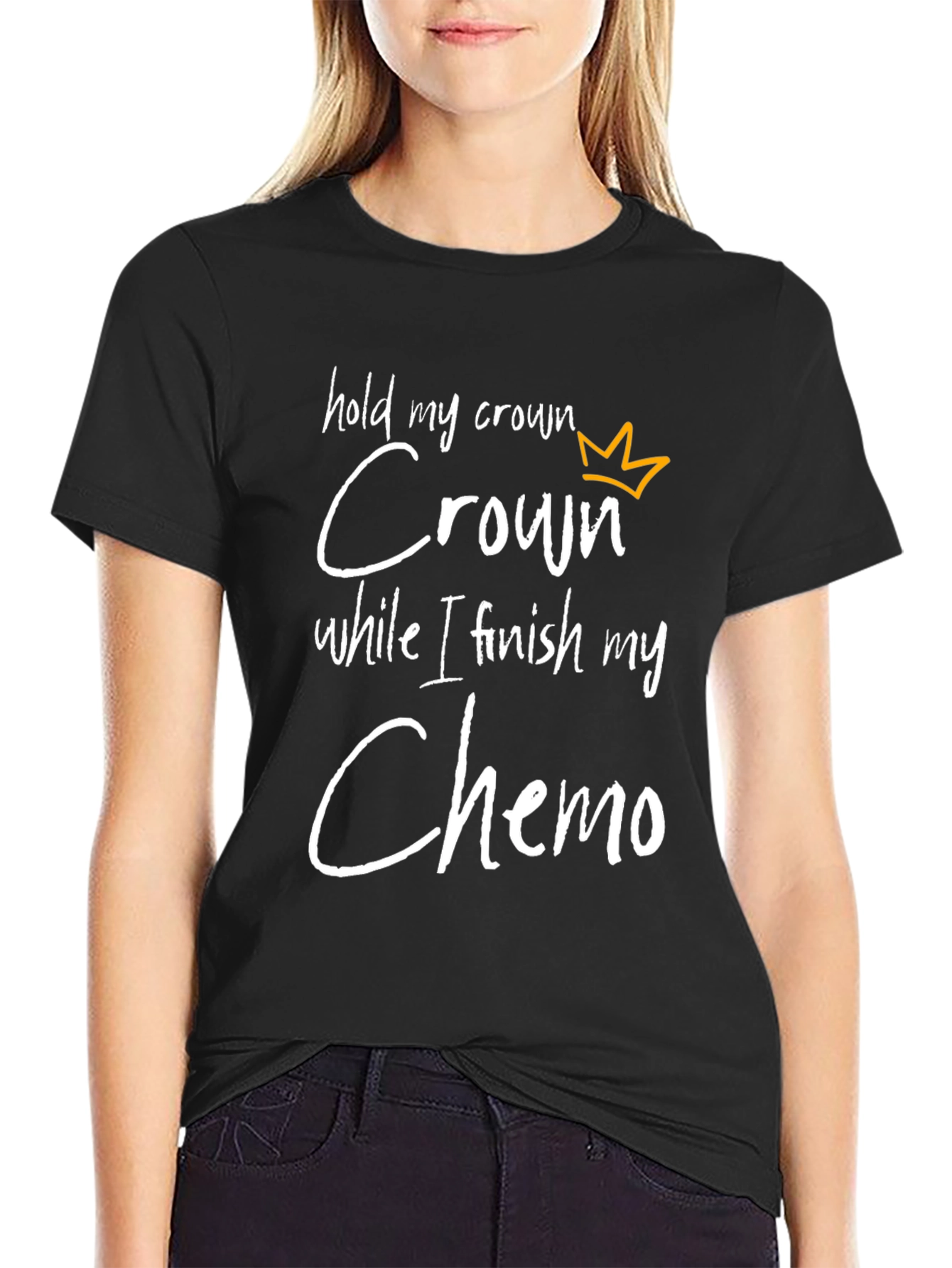 Chemo Survivor T-Shirt: Hold My Crown!