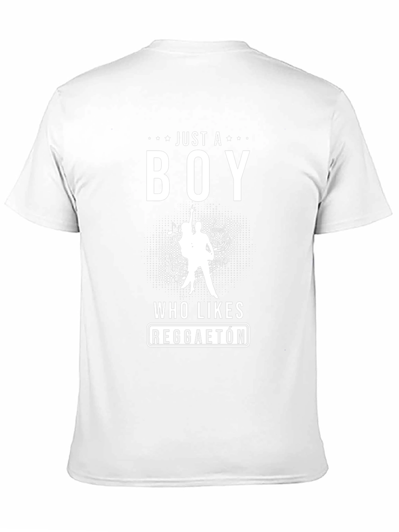 Reggaeton Lover Mens Black Graphic T-Shirt