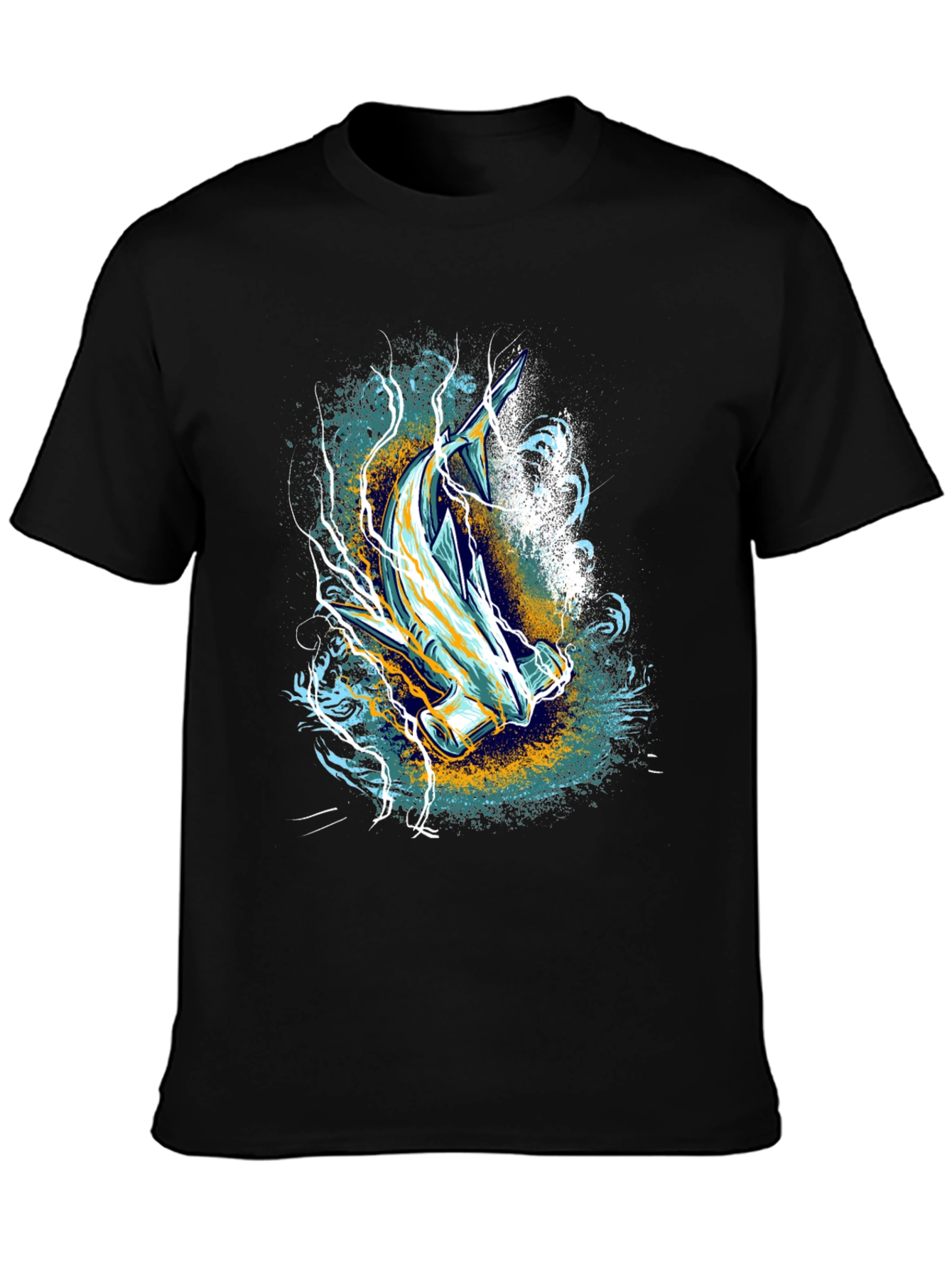Hammerhead Shark Graphic Print Tee