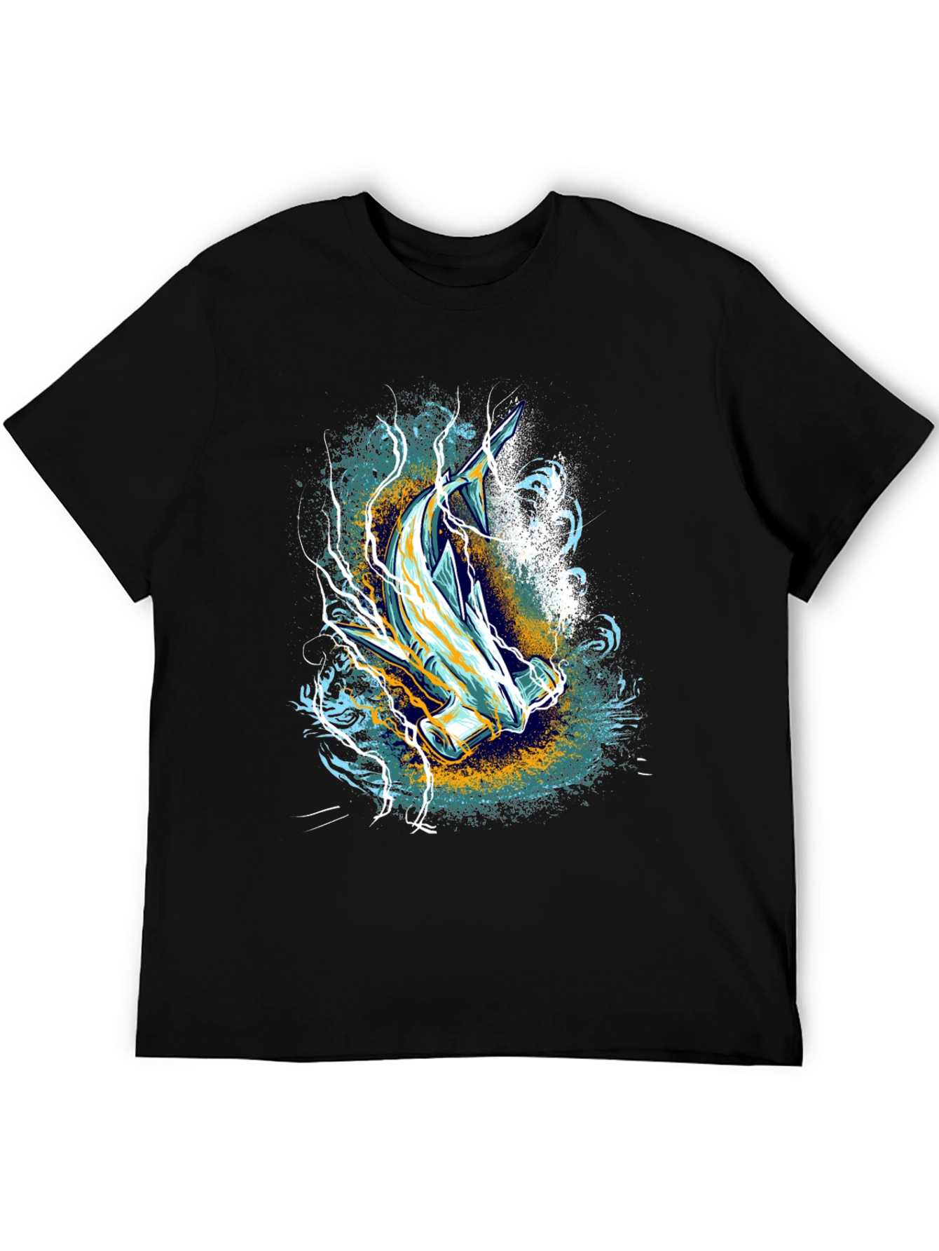 Hammerhead Shark Graphic Print Tee
