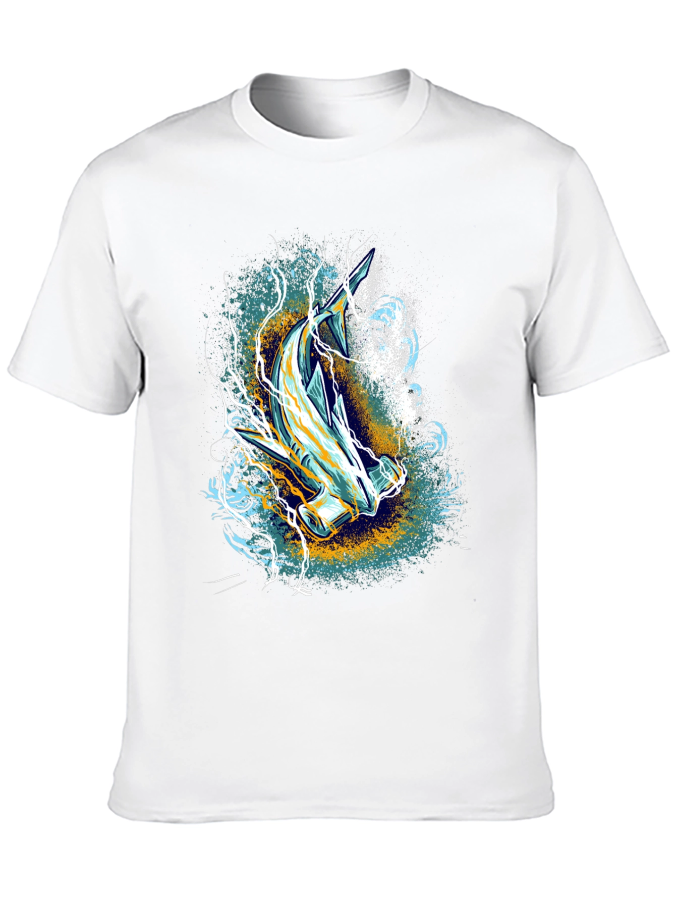Hammerhead Shark Graphic Print Tee