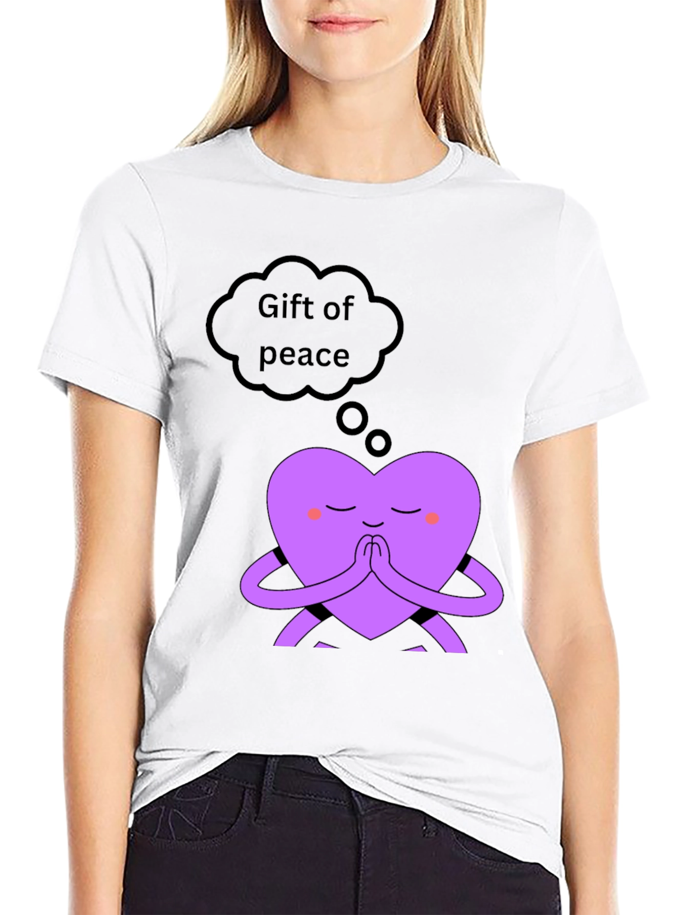 Gift of Peace Heart Graphic Tee