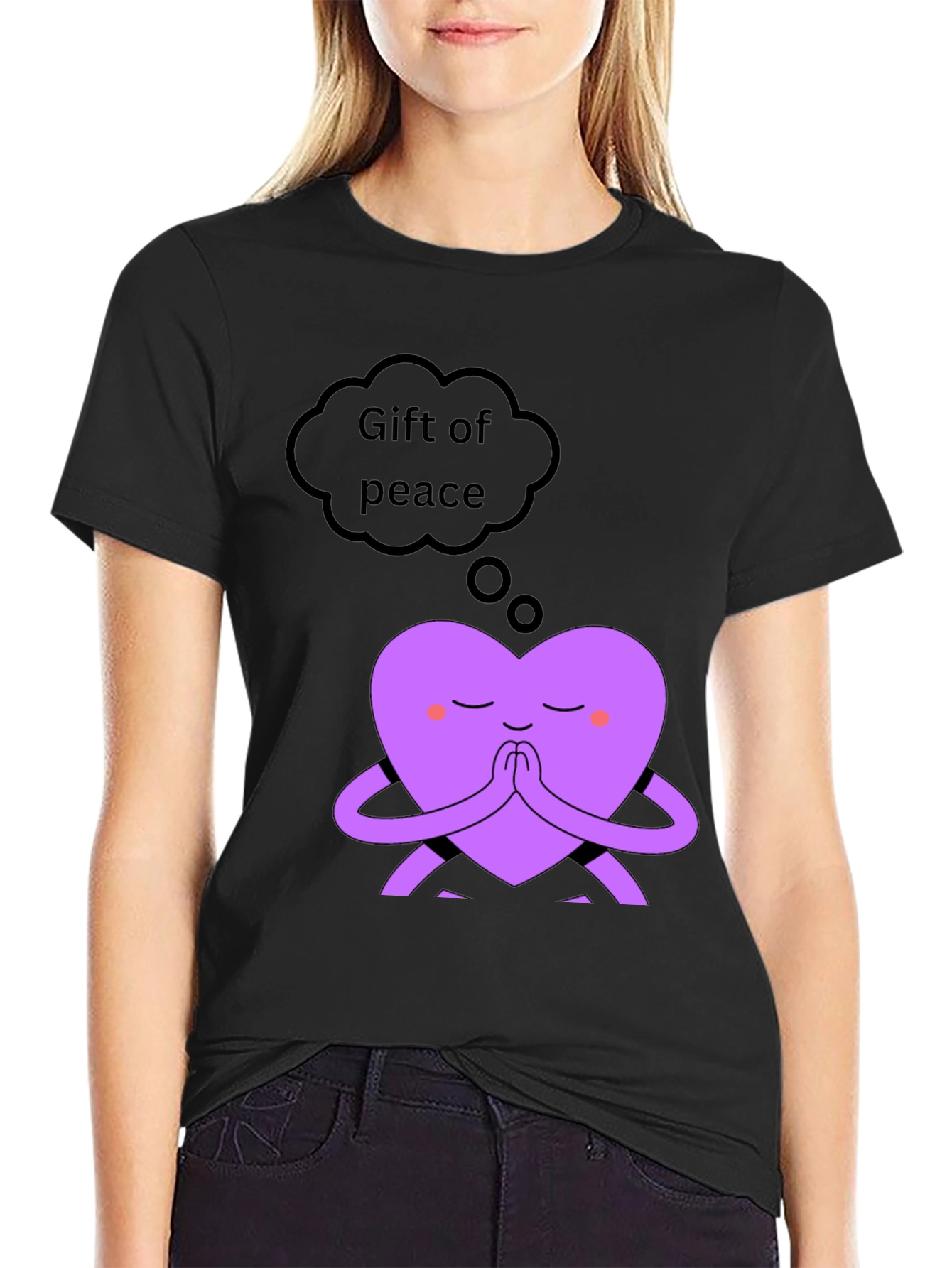 Gift of Peace Heart Graphic Tee