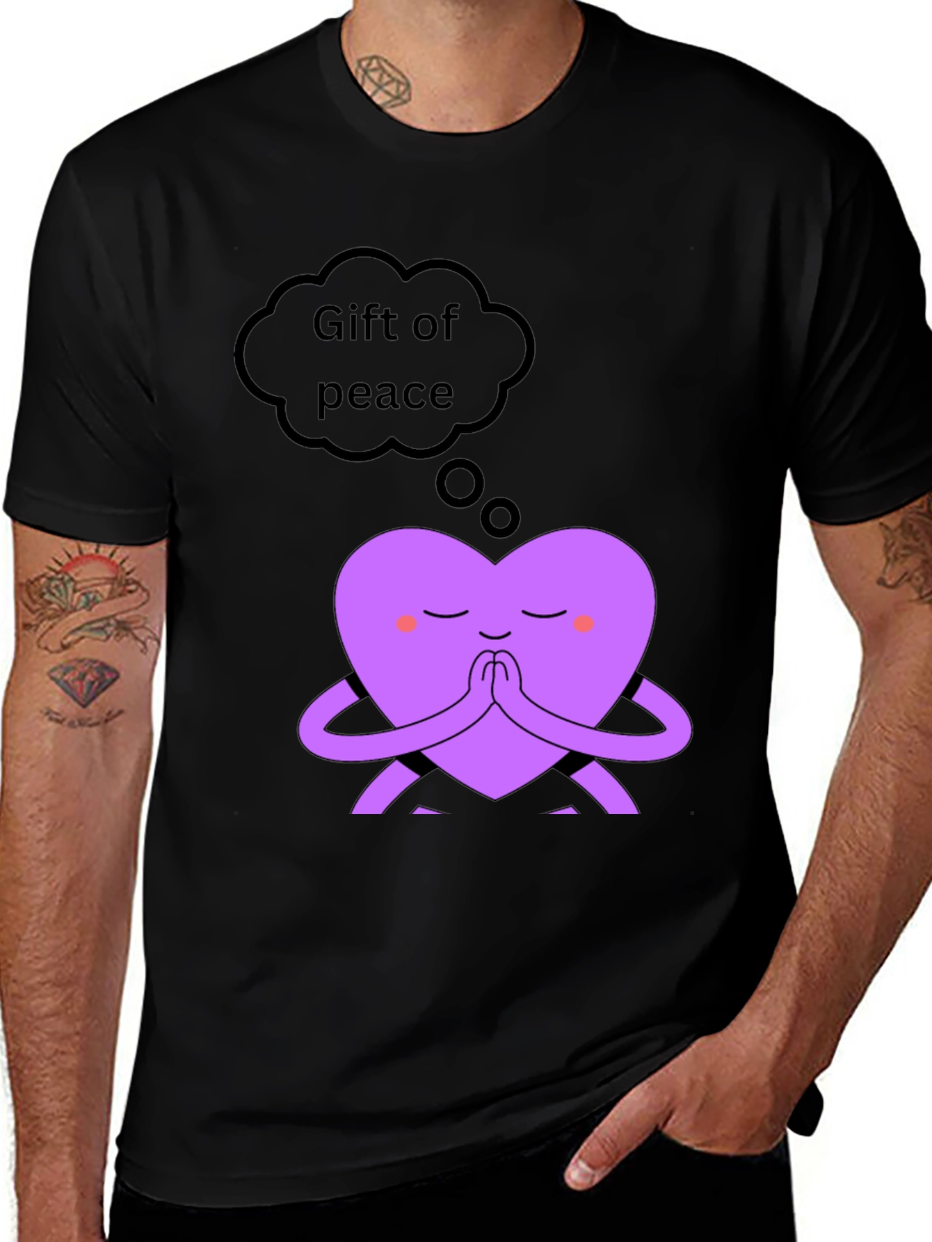 Gift of Peace Heart Graphic Tee
