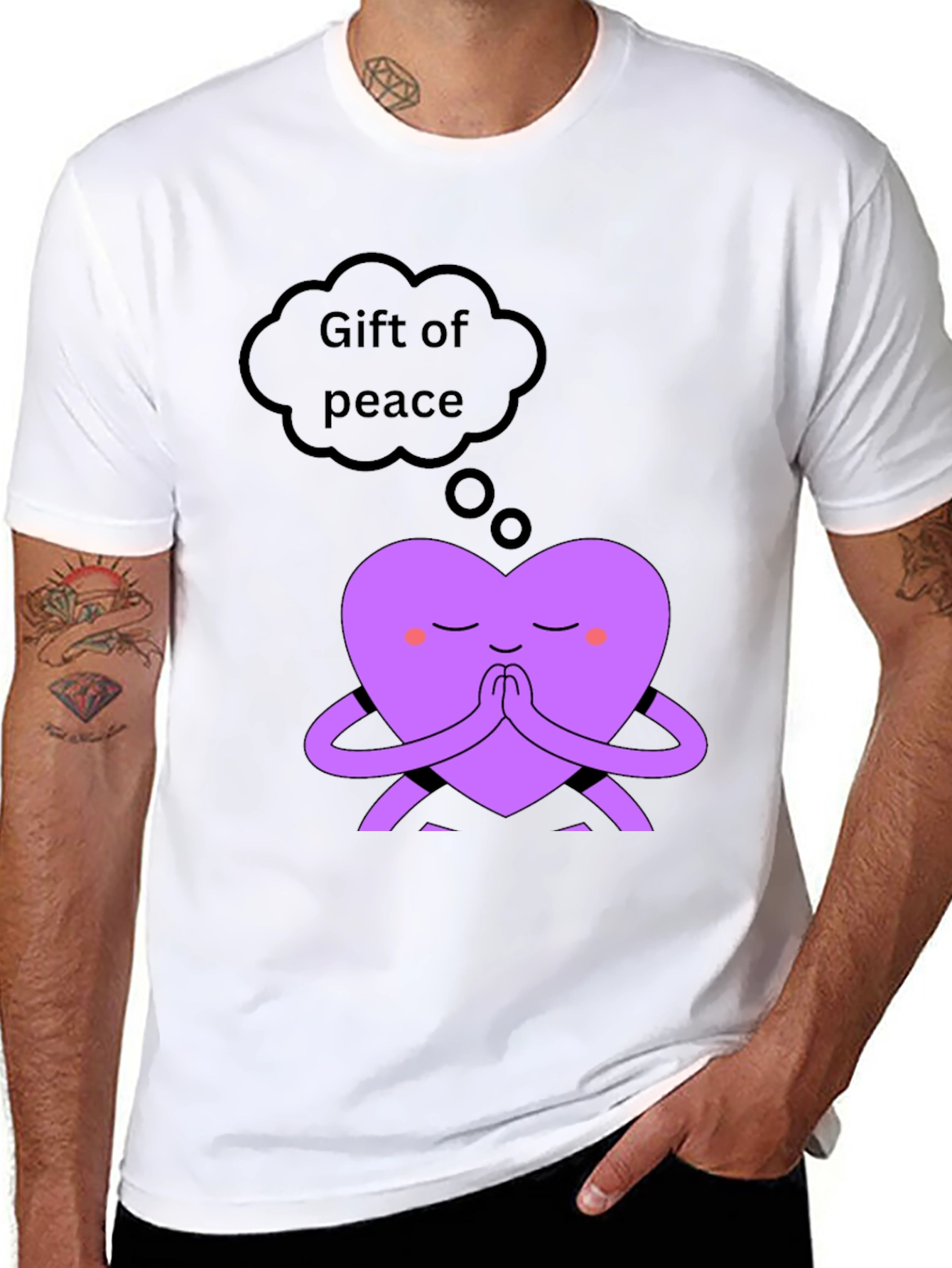 Gift of Peace Heart Graphic Tee