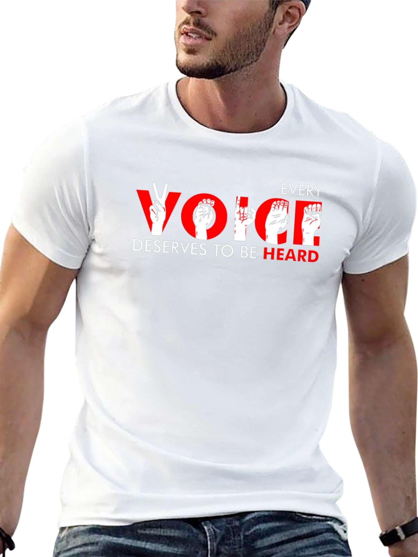 Every Voice Heard T-Shirt: American Sign Language