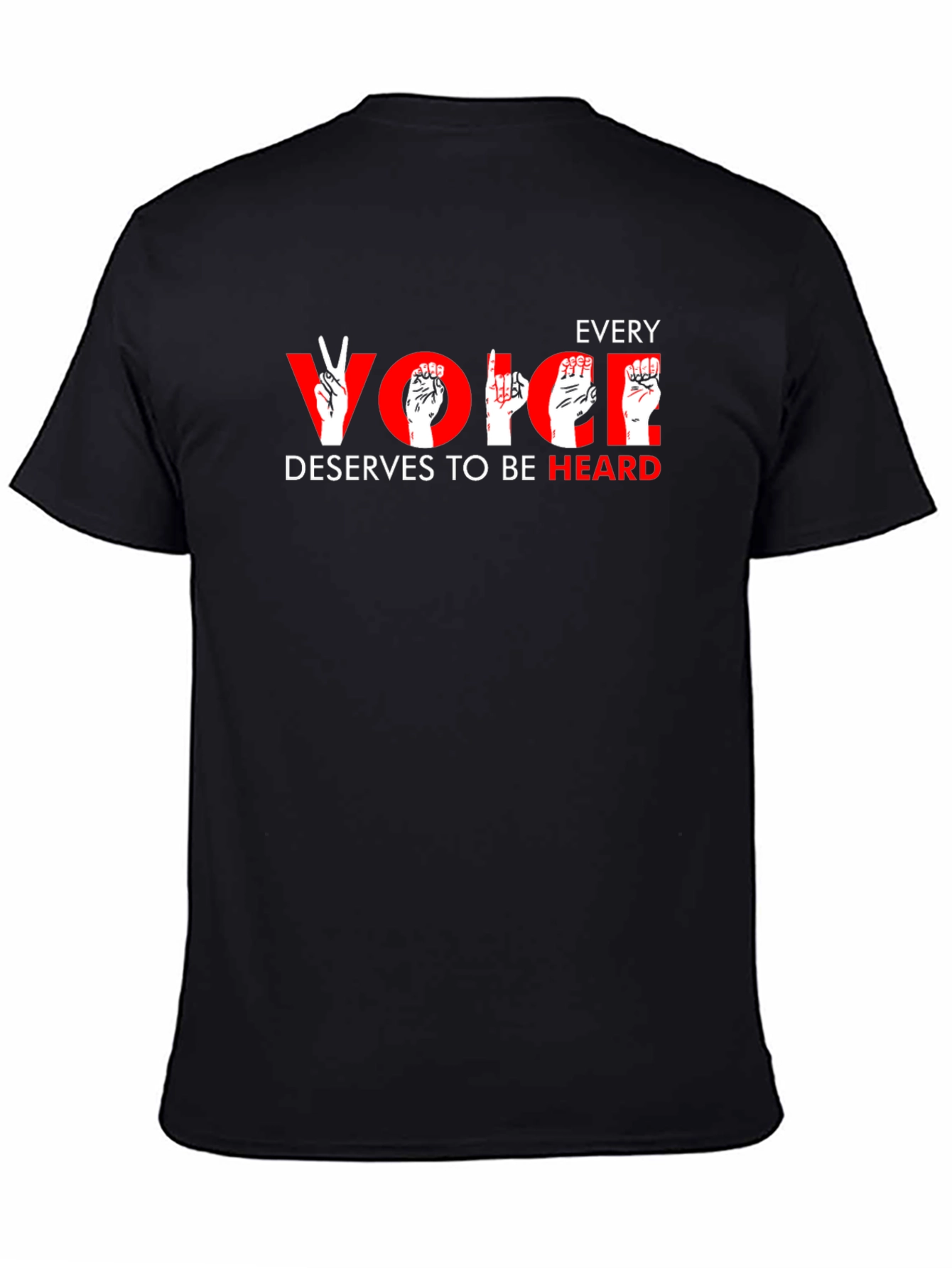 Every Voice Heard T-Shirt: American Sign Language