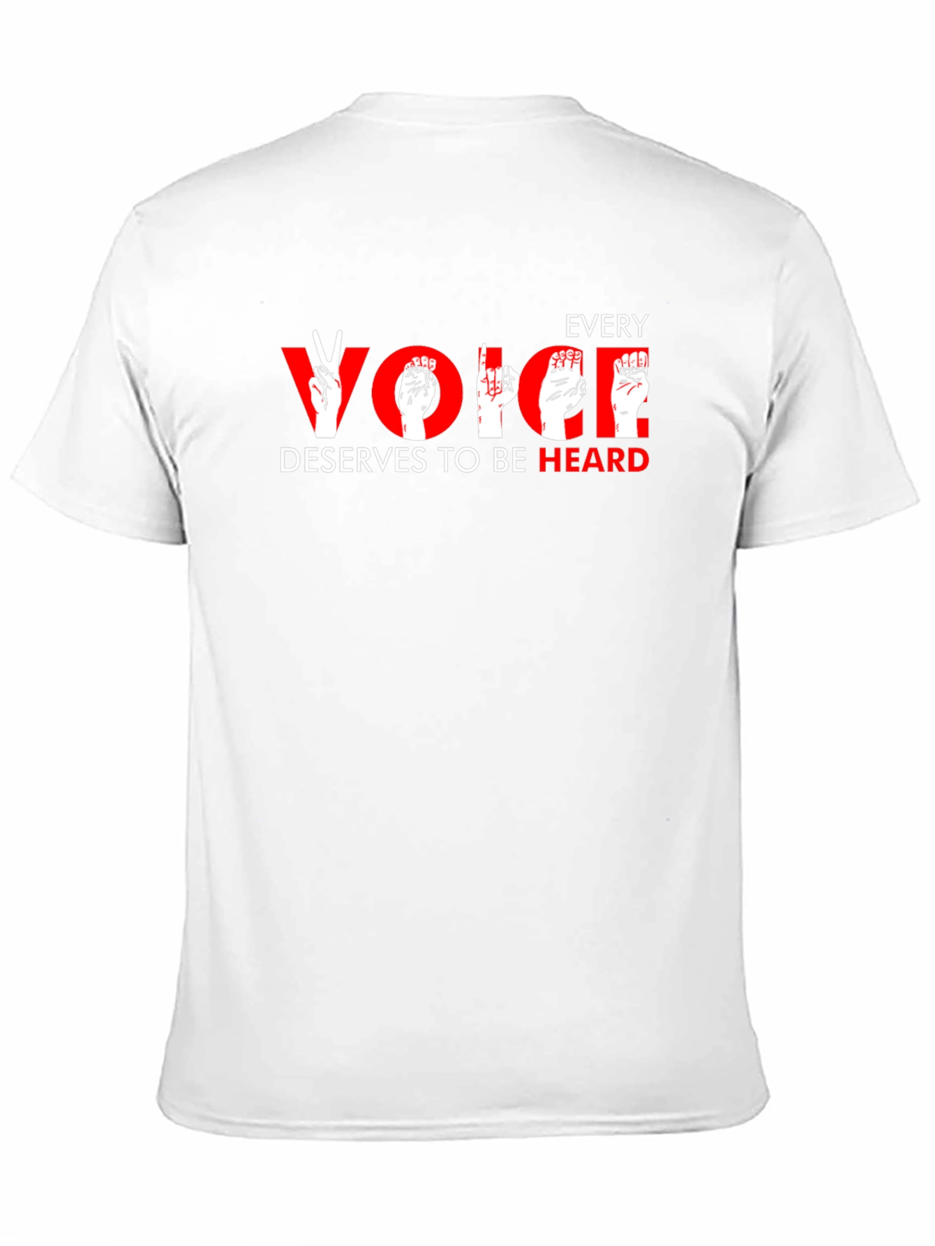 Every Voice Heard T-Shirt: American Sign Language