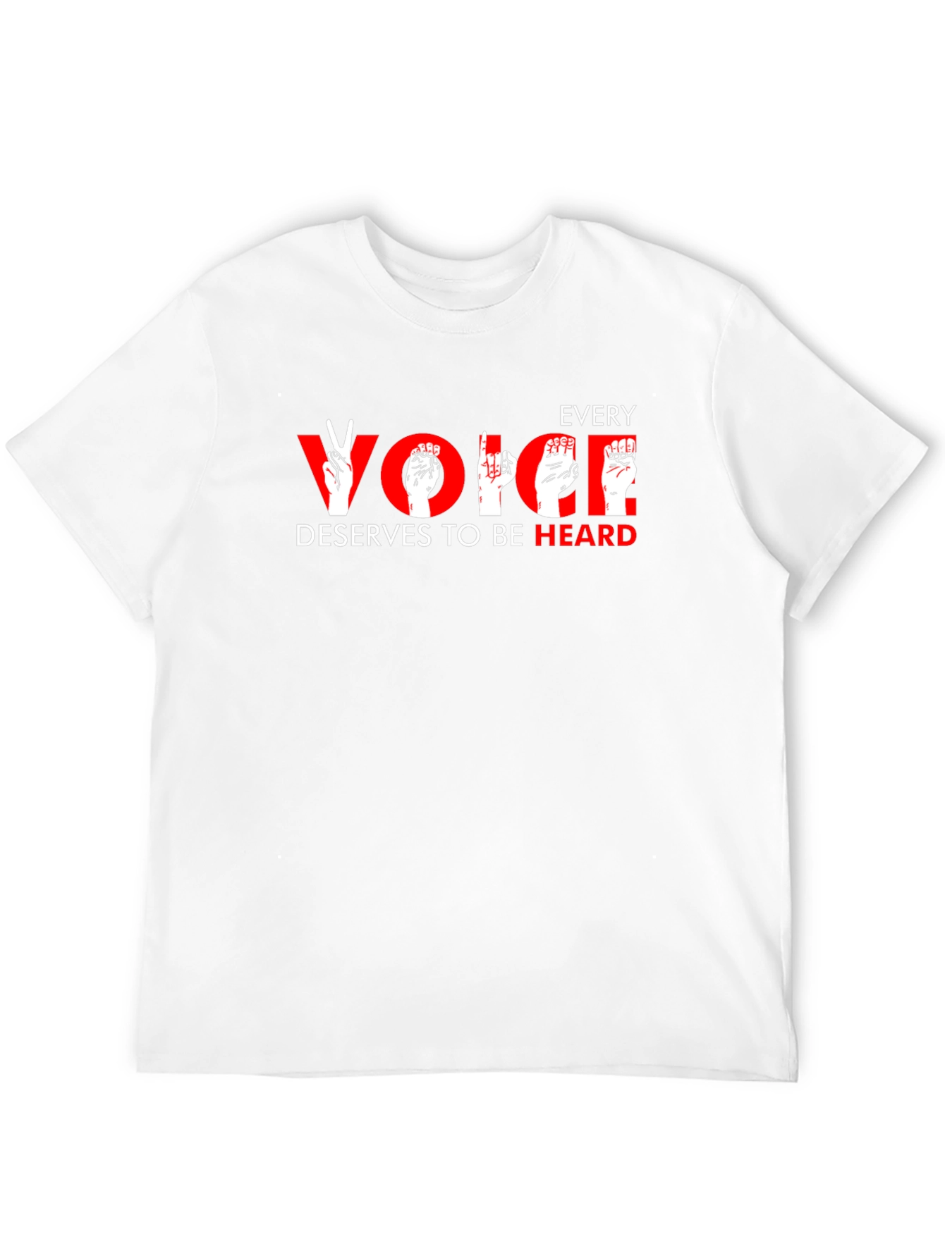Every Voice Heard T-Shirt: American Sign Language