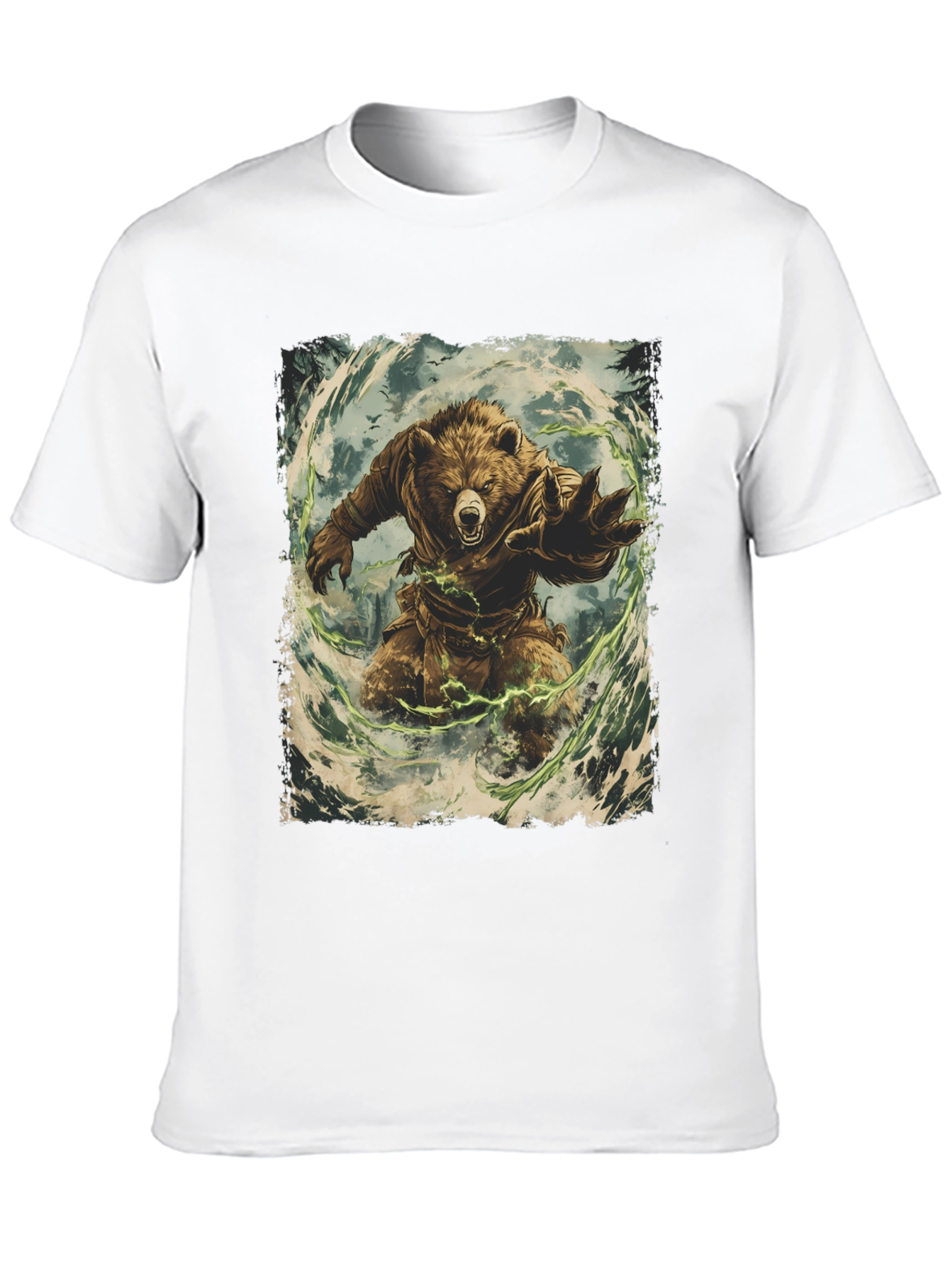Bear Warrior Graphic T-Shirt