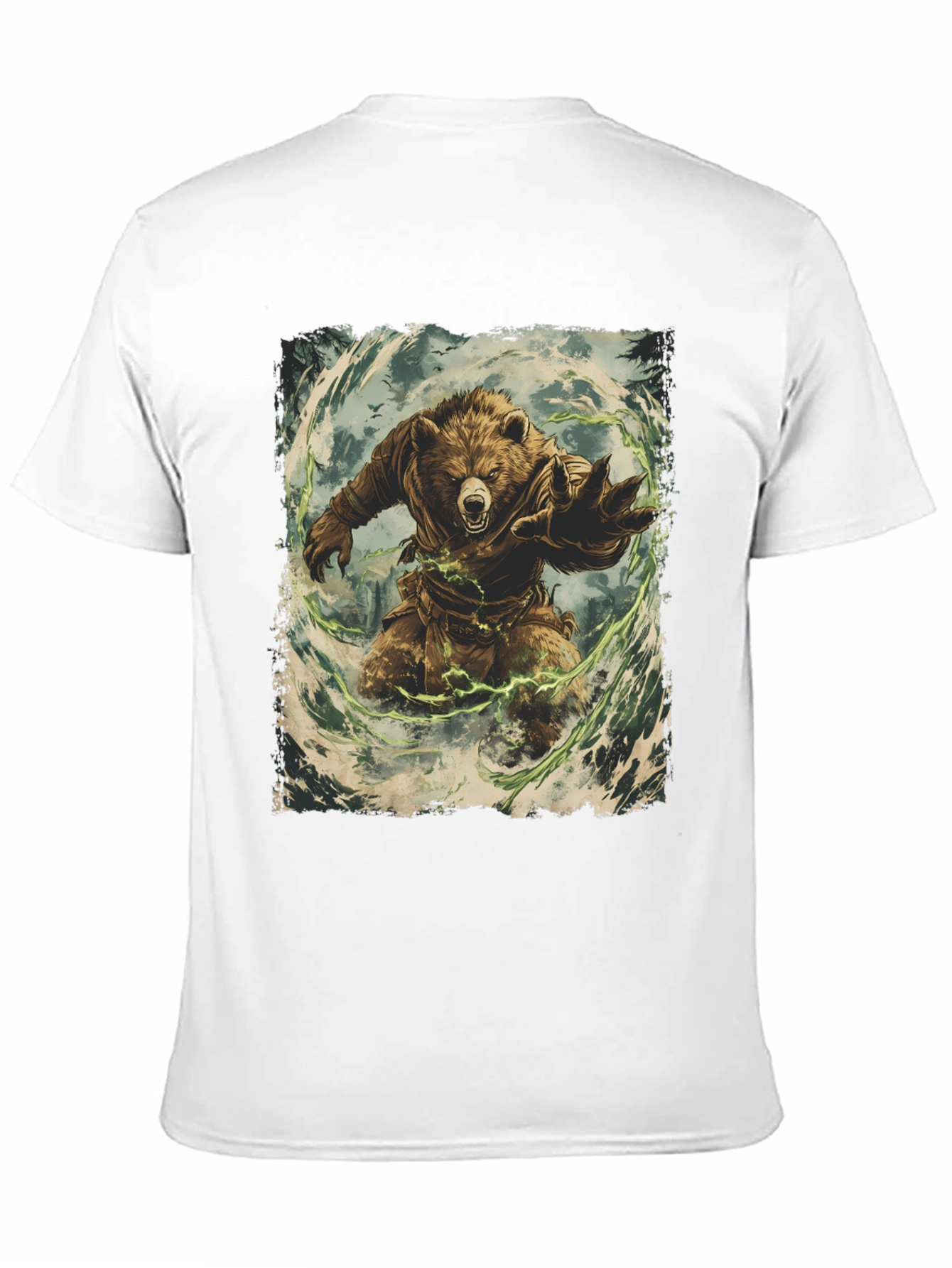 Bear Warrior Graphic T-Shirt