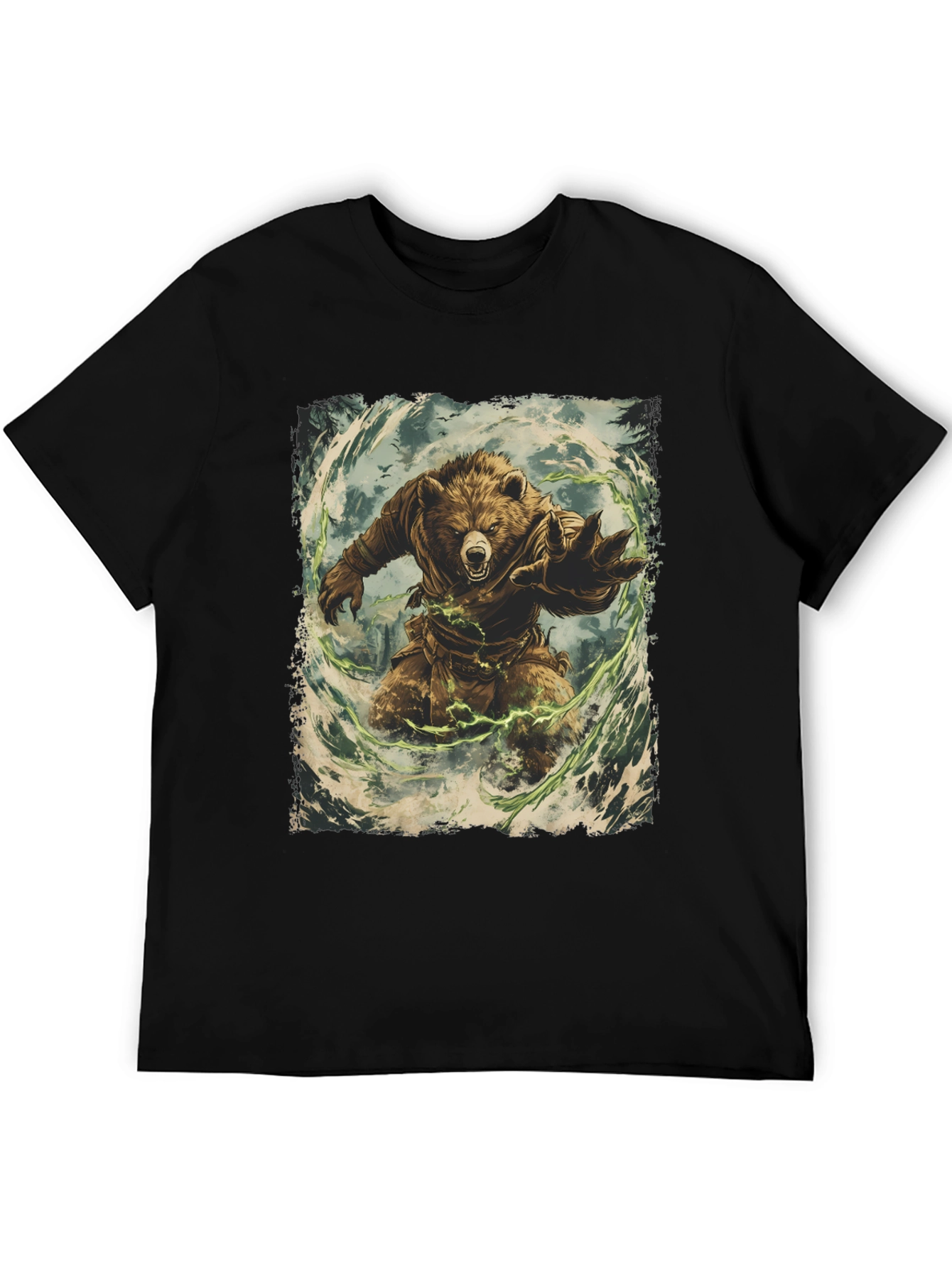 Bear Warrior Graphic T-Shirt