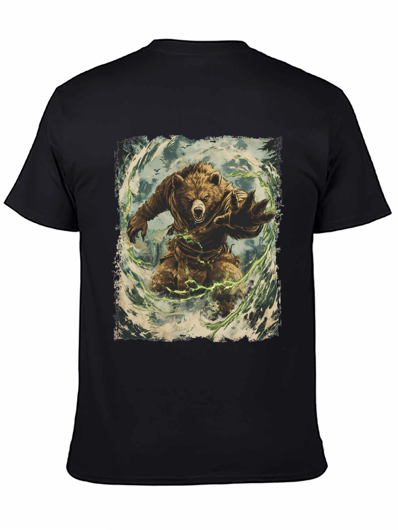 Bear Warrior Graphic T-Shirt