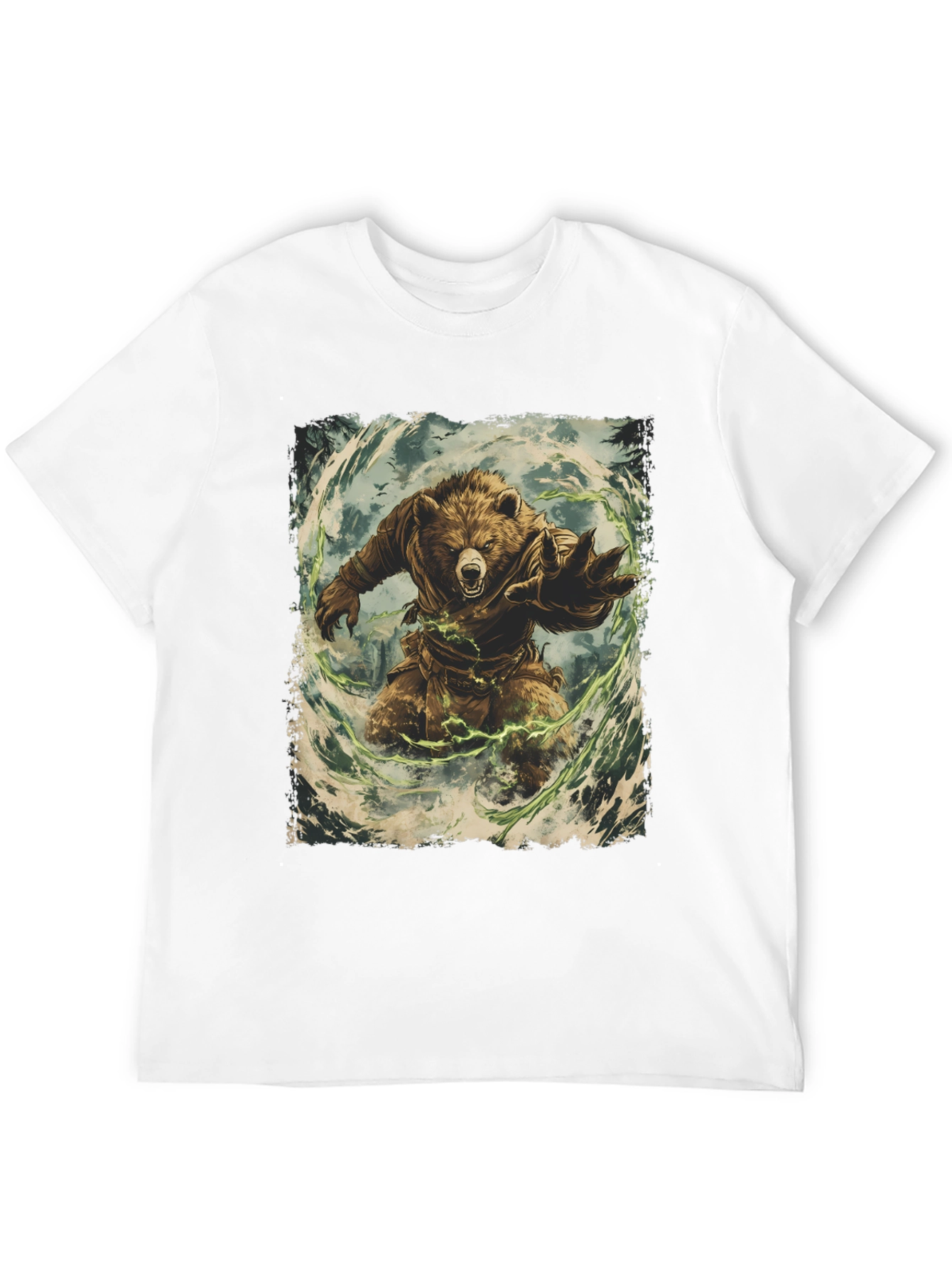 Bear Warrior Graphic T-Shirt