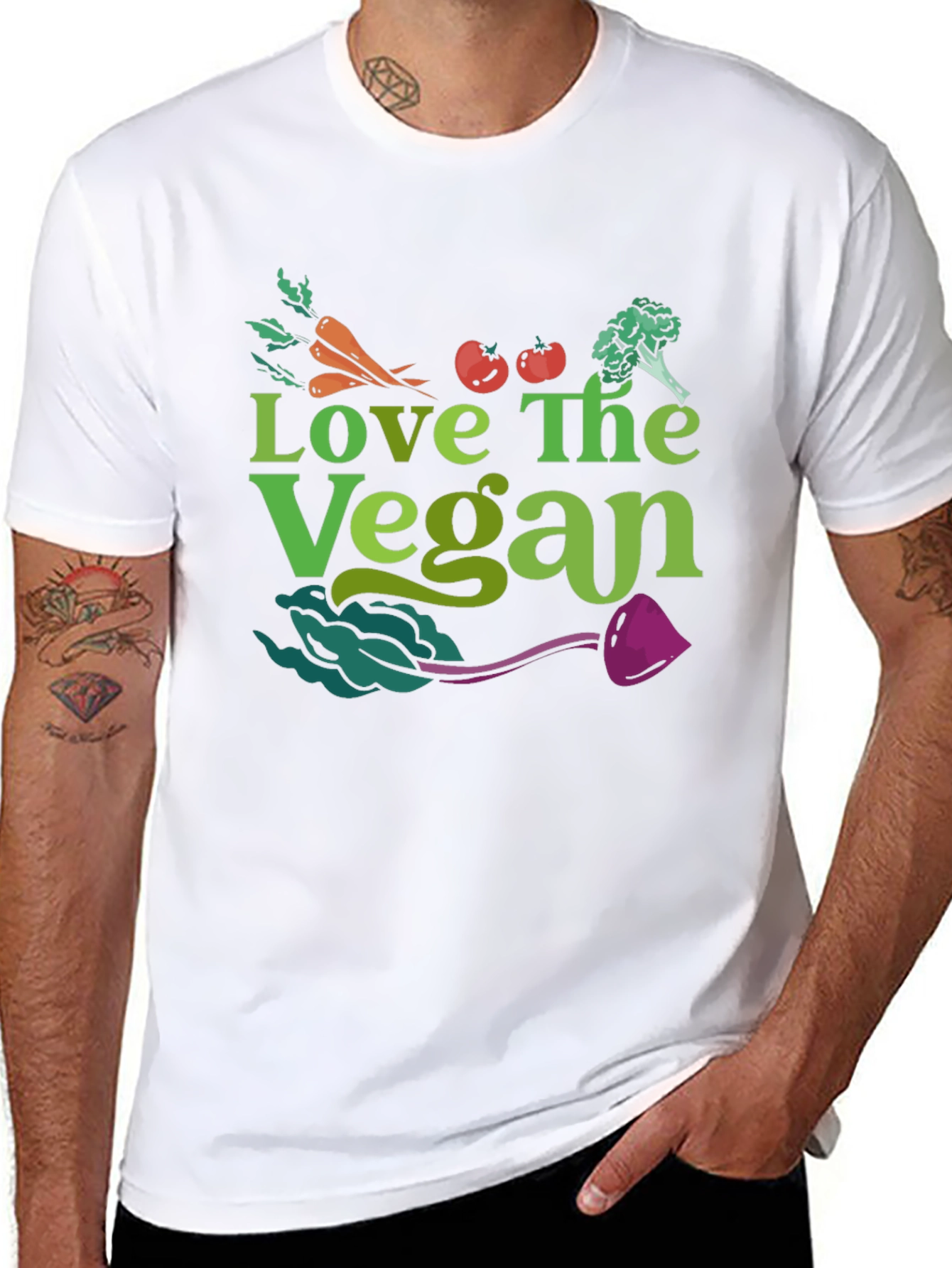 Love The Vegan Graphic T-Shirt