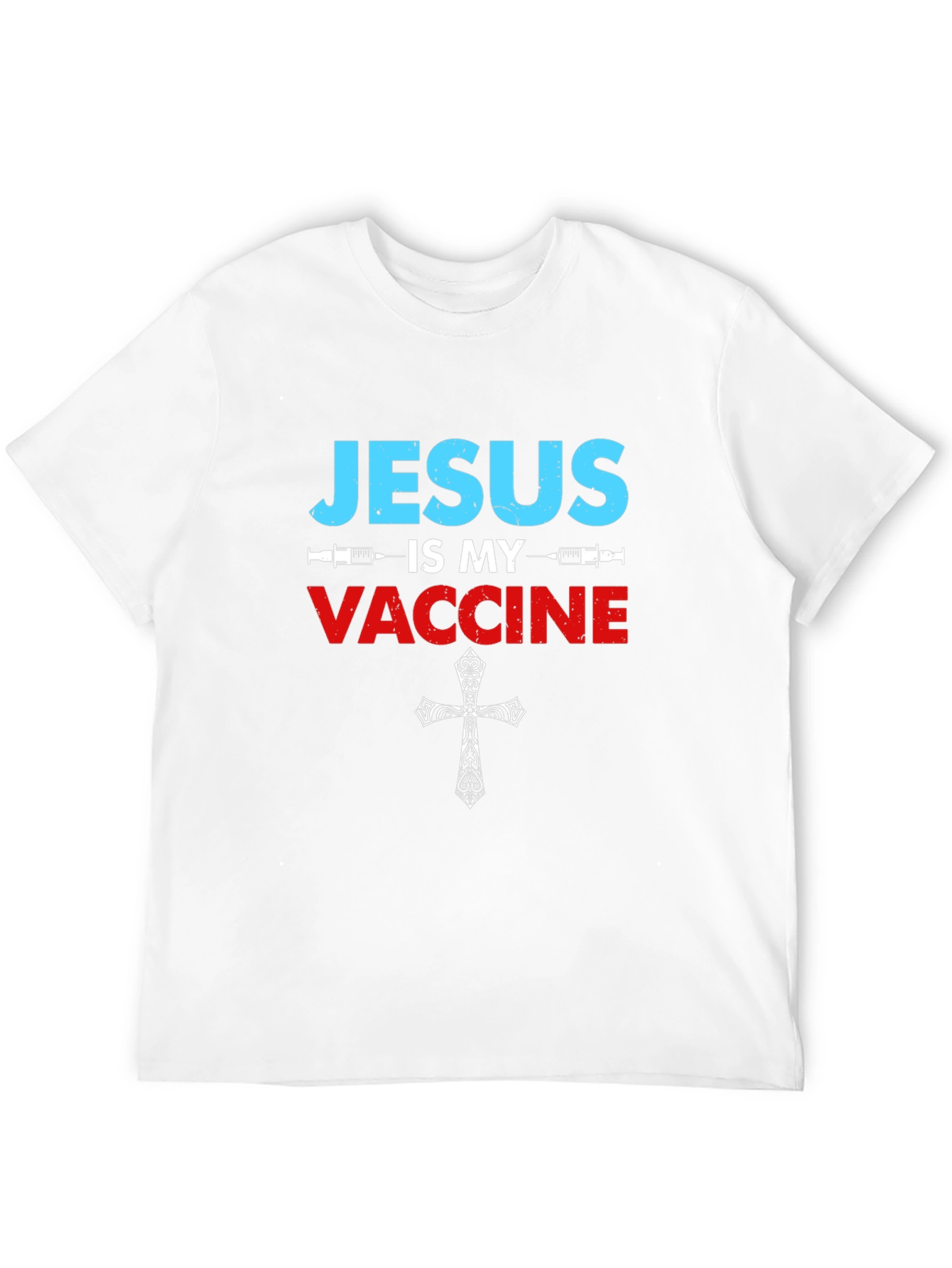 Jesus Is My Vaccine T-Shirt Religious Graphic Tee