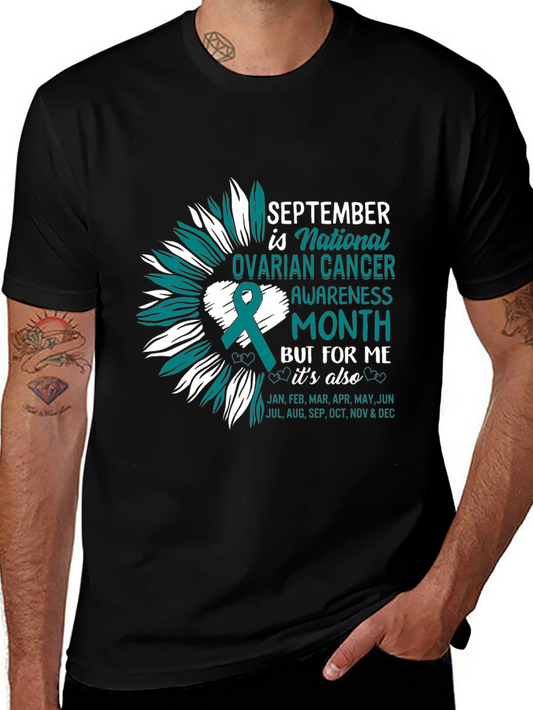 Ovarian Cancer Awareness Tee - September Month