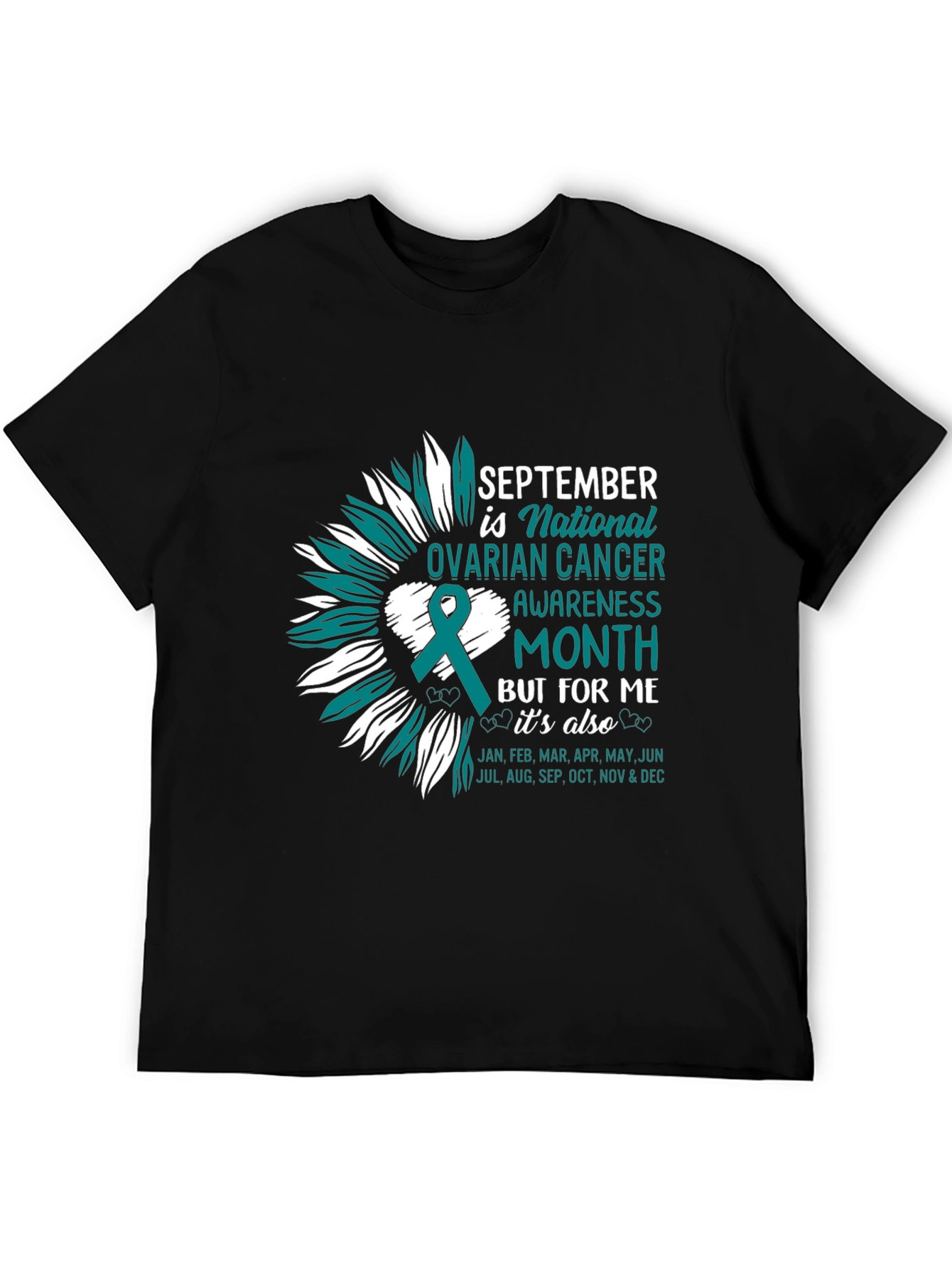 Ovarian Cancer Awareness Tee - September Month