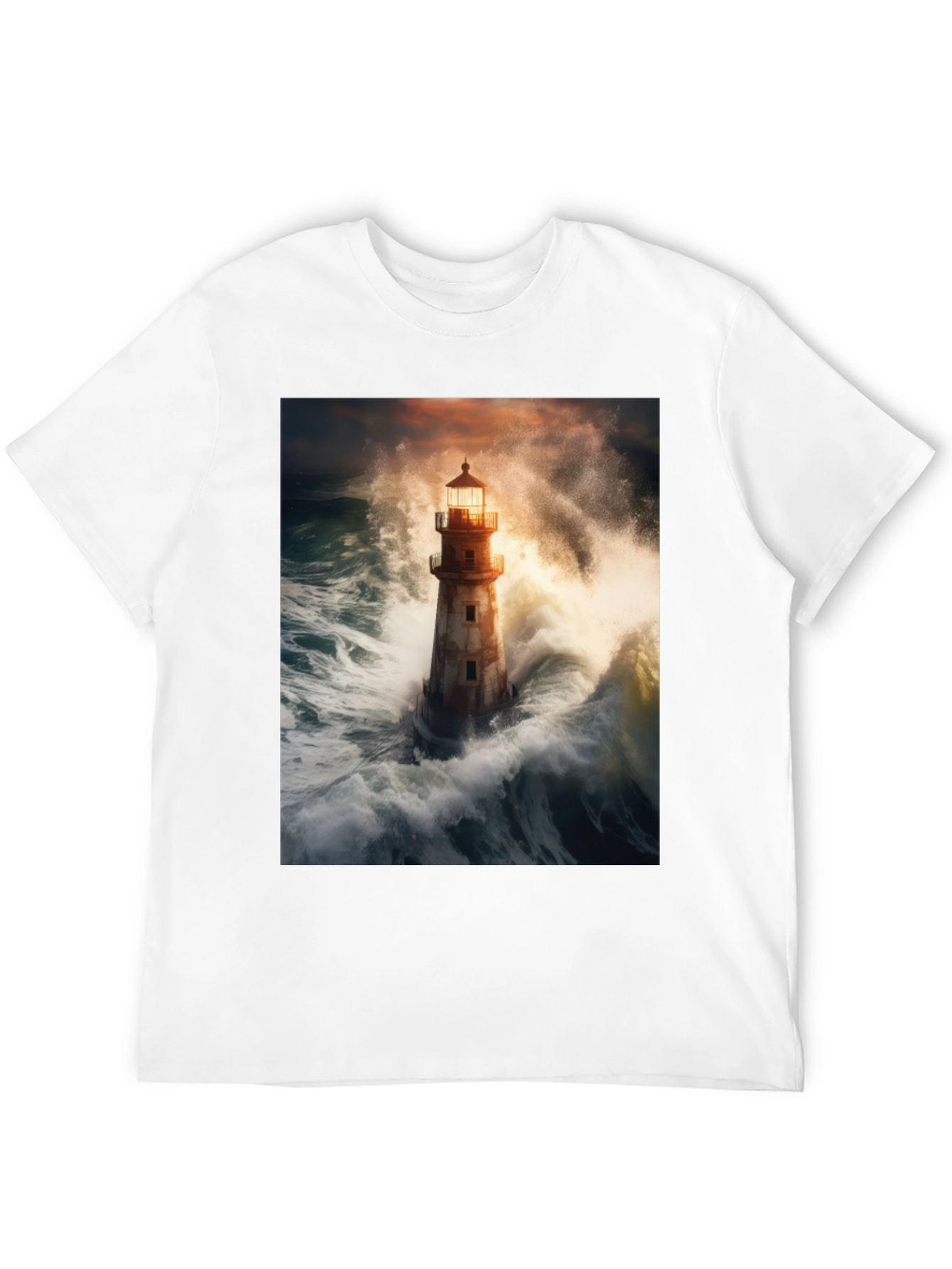 Storm Lighthouse Graphic Tee