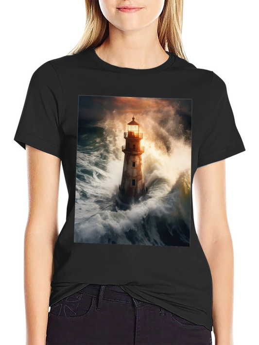 Storm Lighthouse Graphic Tee