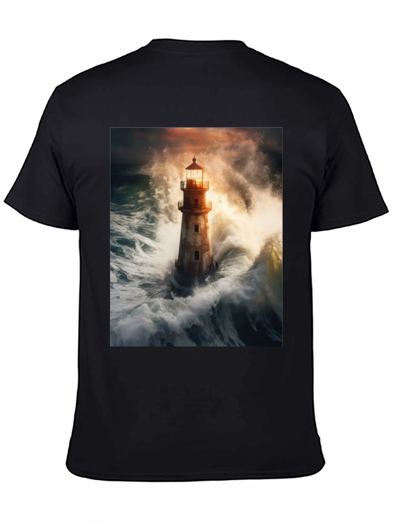 Storm Lighthouse Graphic Tee
