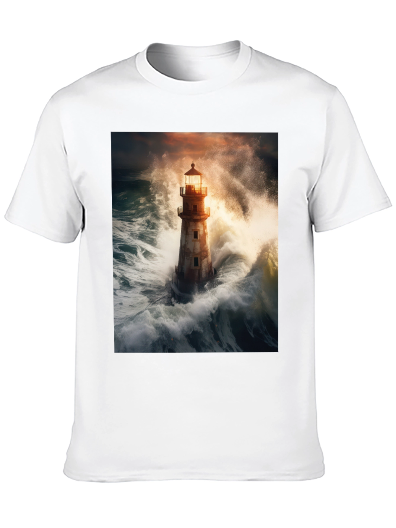 Storm Lighthouse Graphic Tee