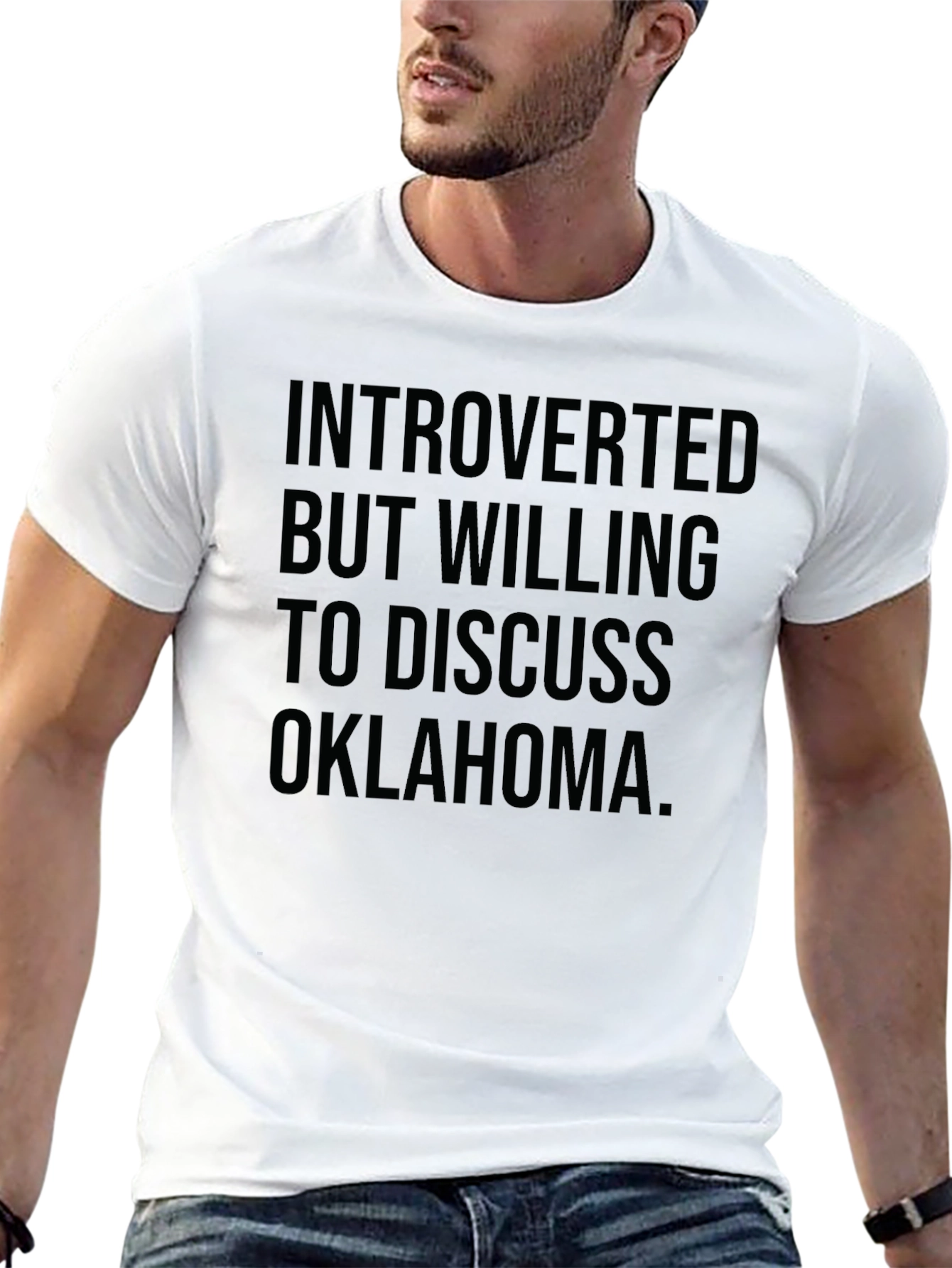 Introverted But Willing to Discuss Oklahoma T-Shirt