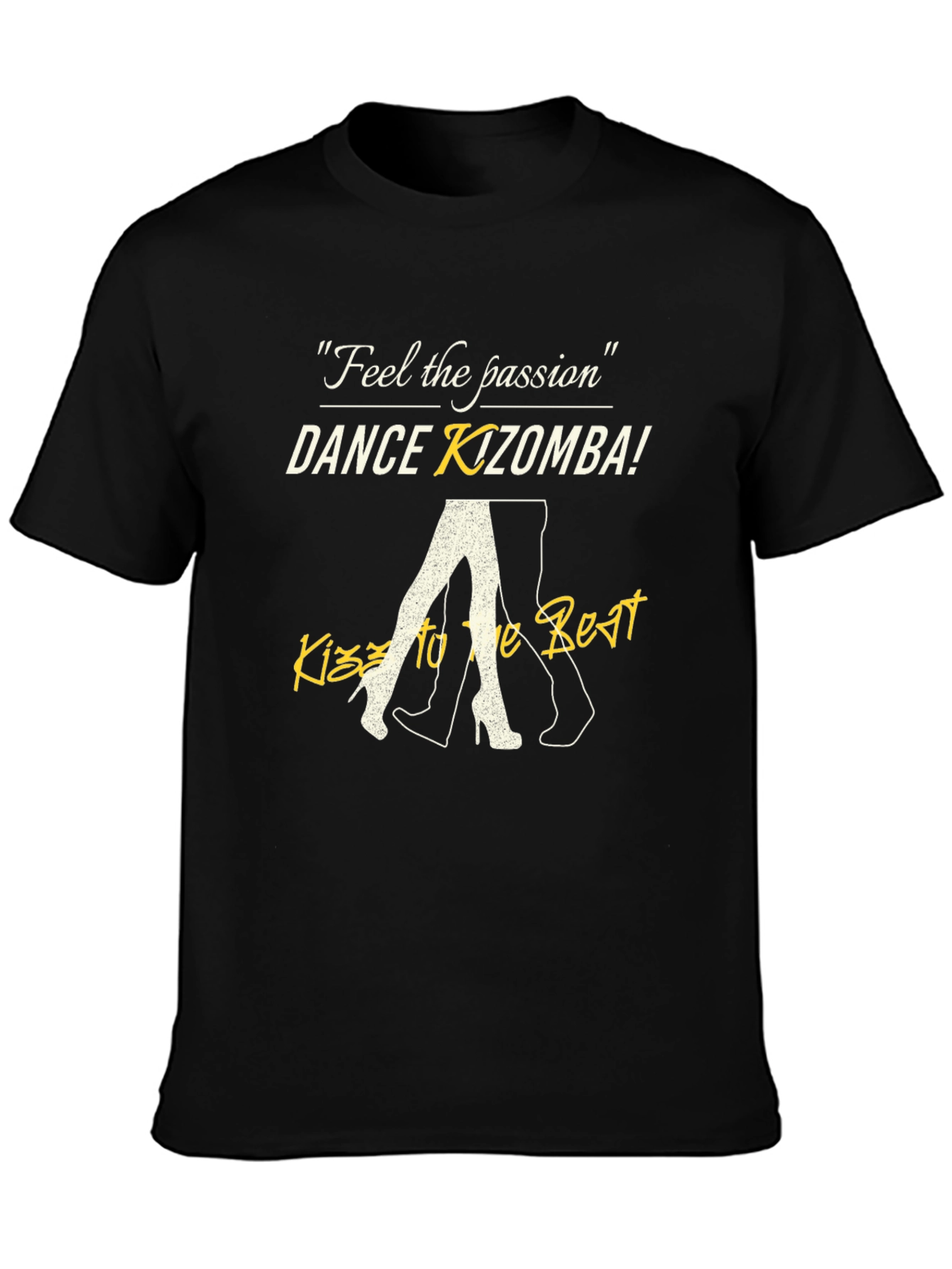 Dance Kizomba Passion T-Shirt - Stylish Graphic Tee