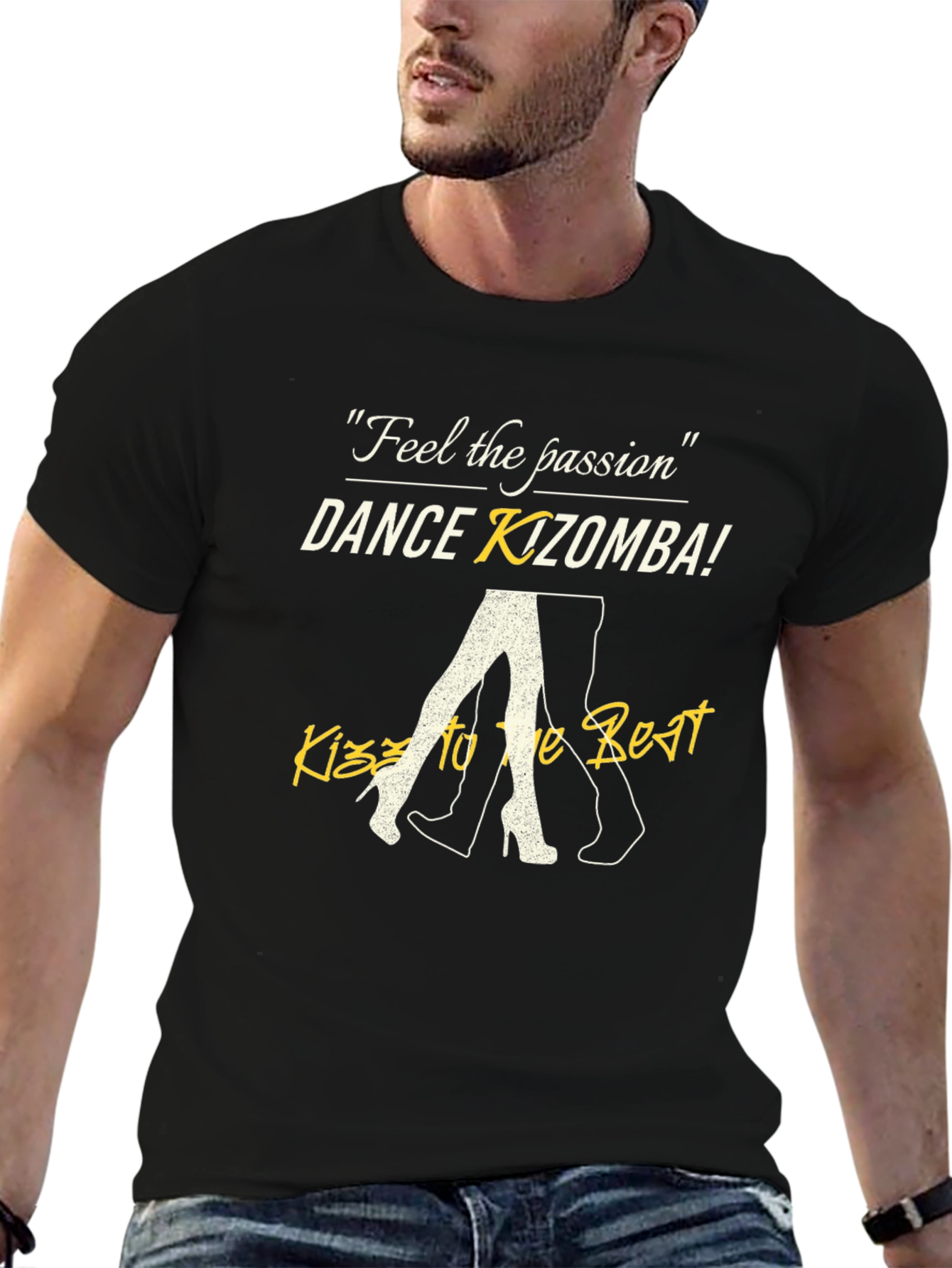 Dance Kizomba Passion T-Shirt - Stylish Graphic Tee