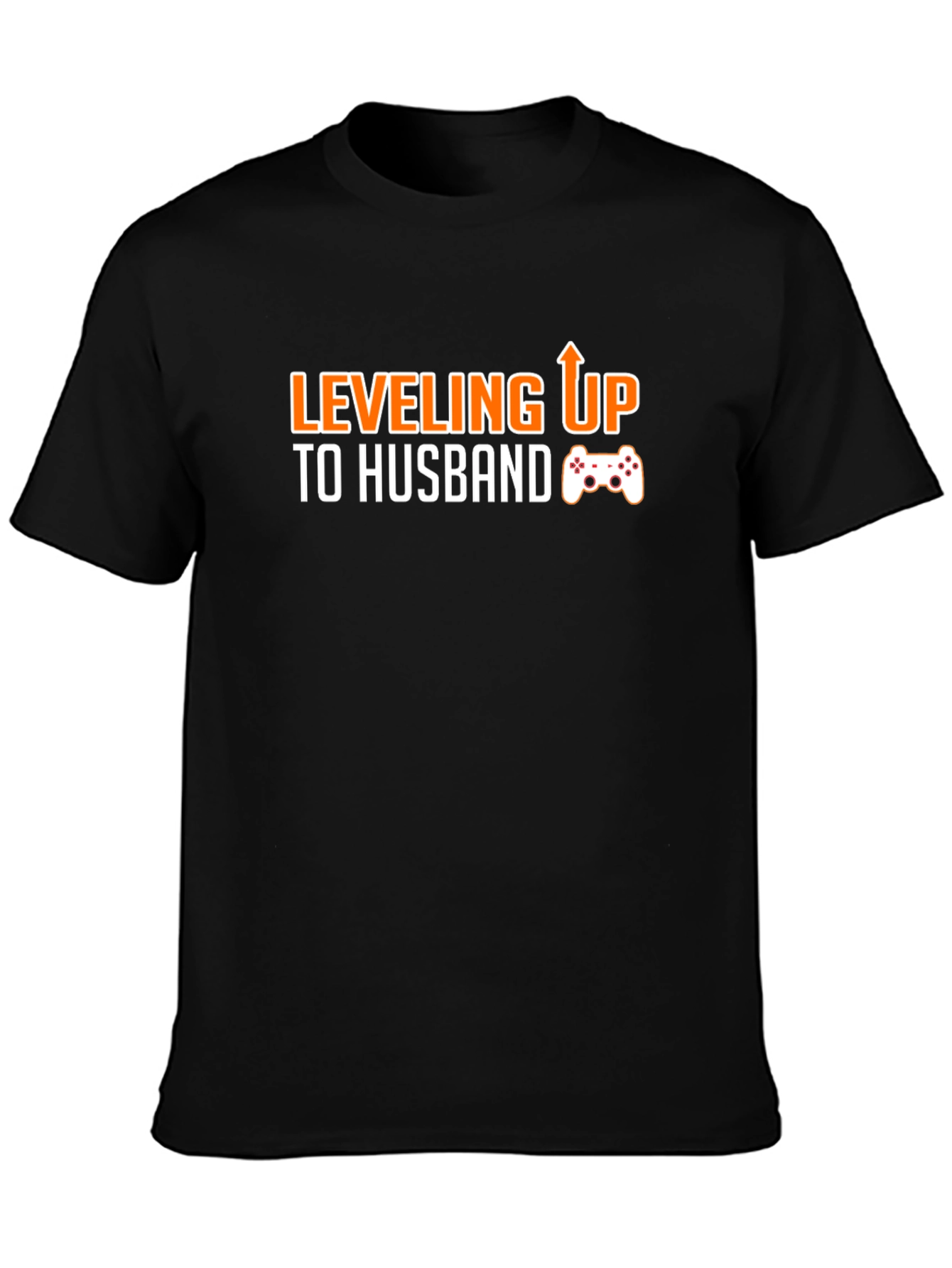 Leveling Up to Husband T-Shirt - Gamer Groom Gift