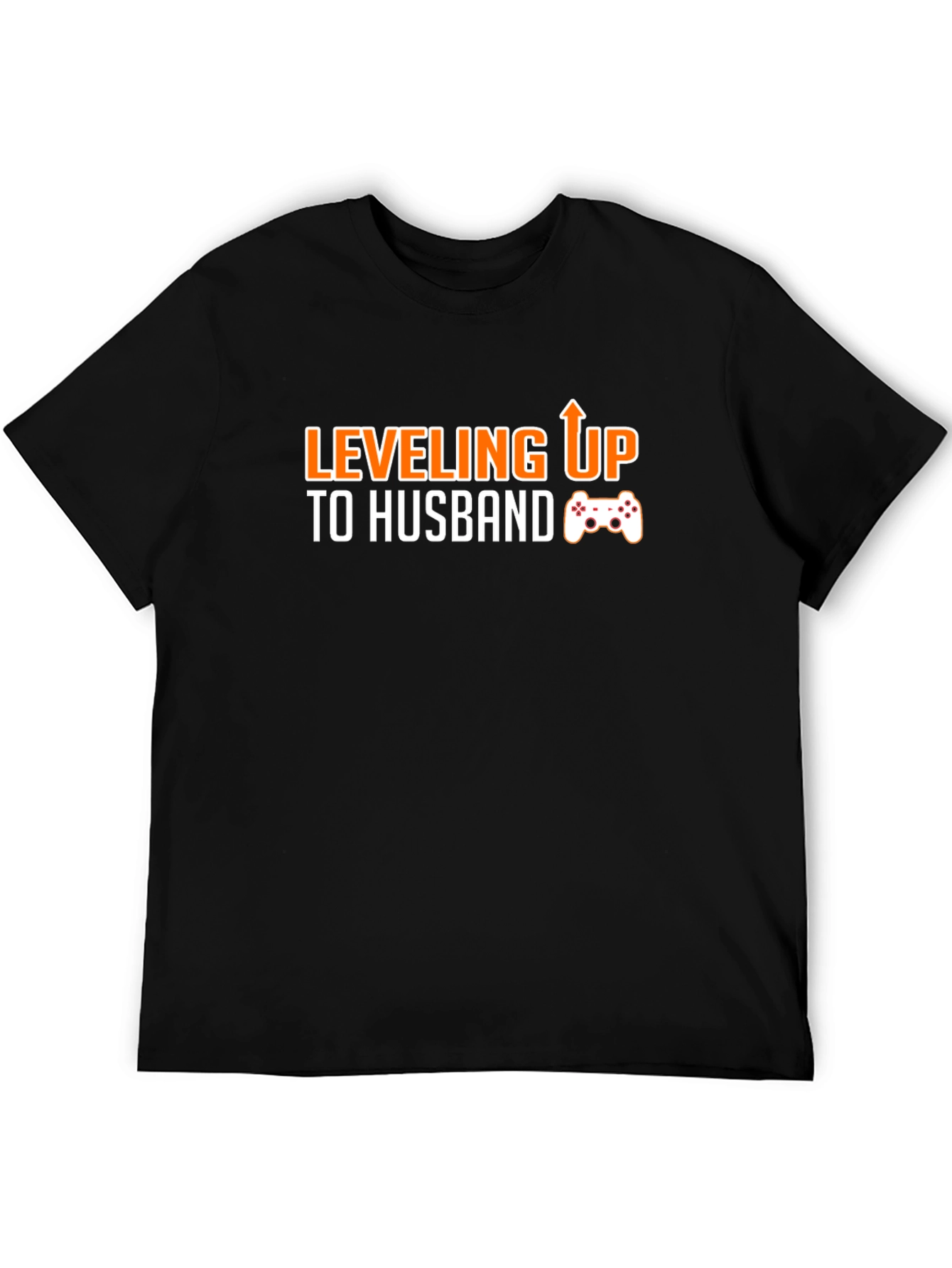 Leveling Up to Husband T-Shirt - Gamer Groom Gift