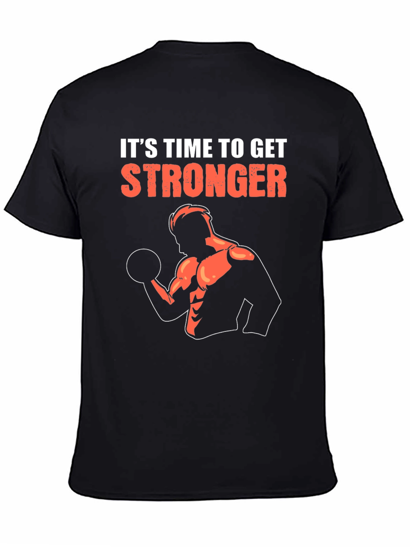 Stronger Graphic T-Shirt - Black Gym Workout Tee