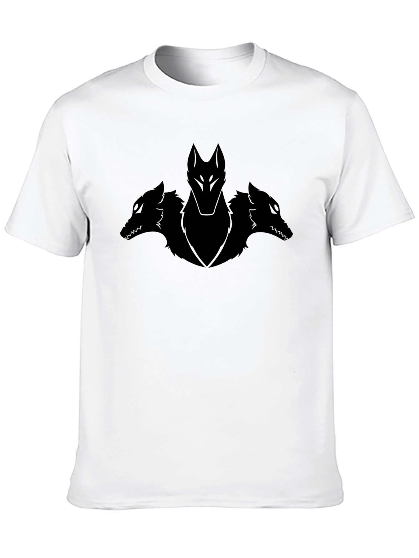 Mens Black Cerberus Graphic Tee
