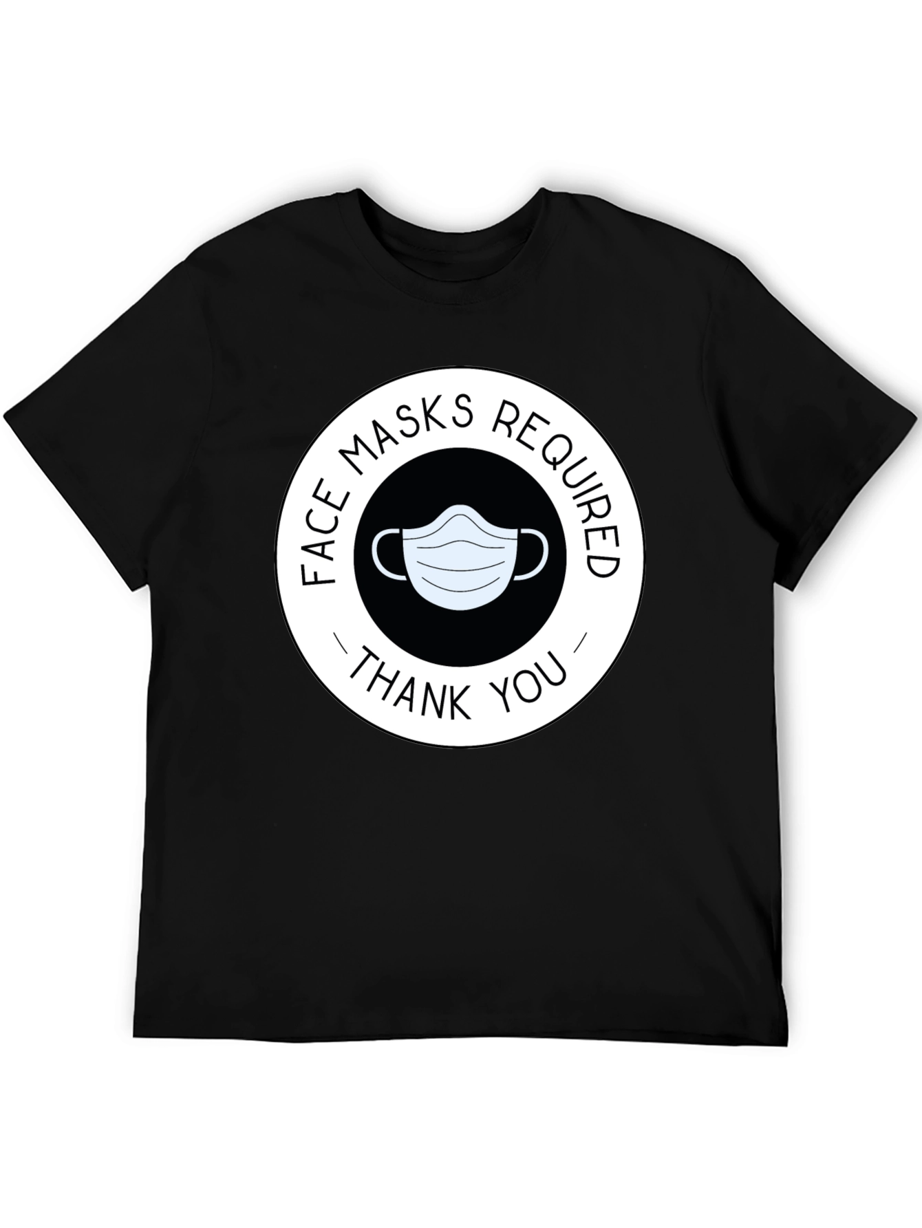 Face Masks Required T-Shirt - Thank You