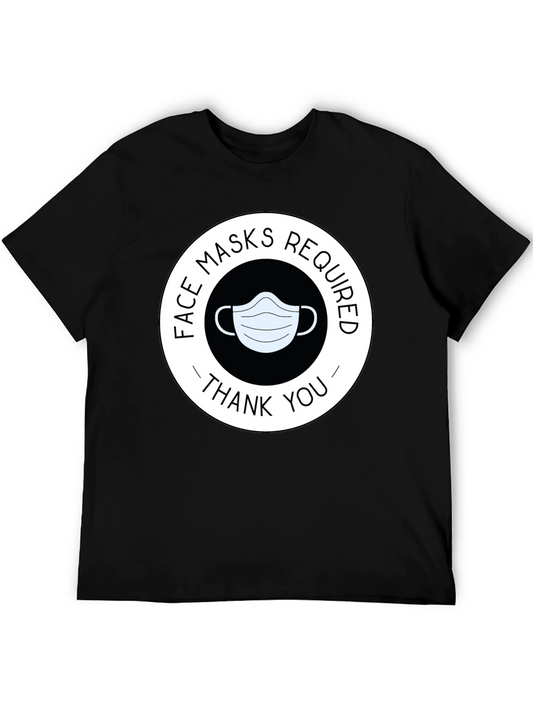 Face Masks Required T-Shirt - Thank You