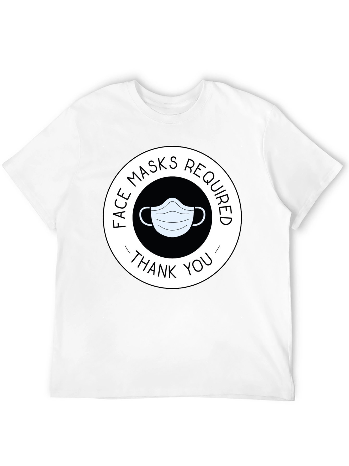 Face Masks Required T-Shirt - Thank You