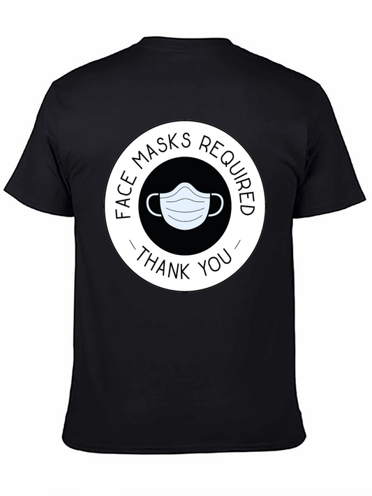 Face Masks Required T-Shirt - Thank You
